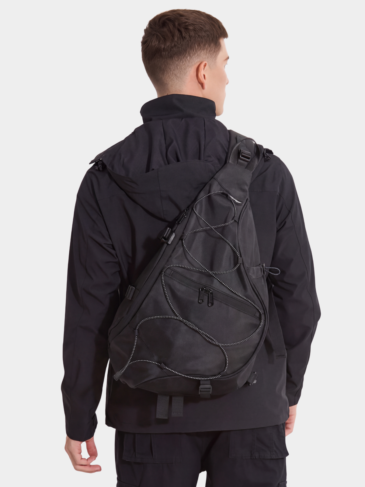 TravelLite - Multi-Compartment Water-Repellent Crossbody Bag