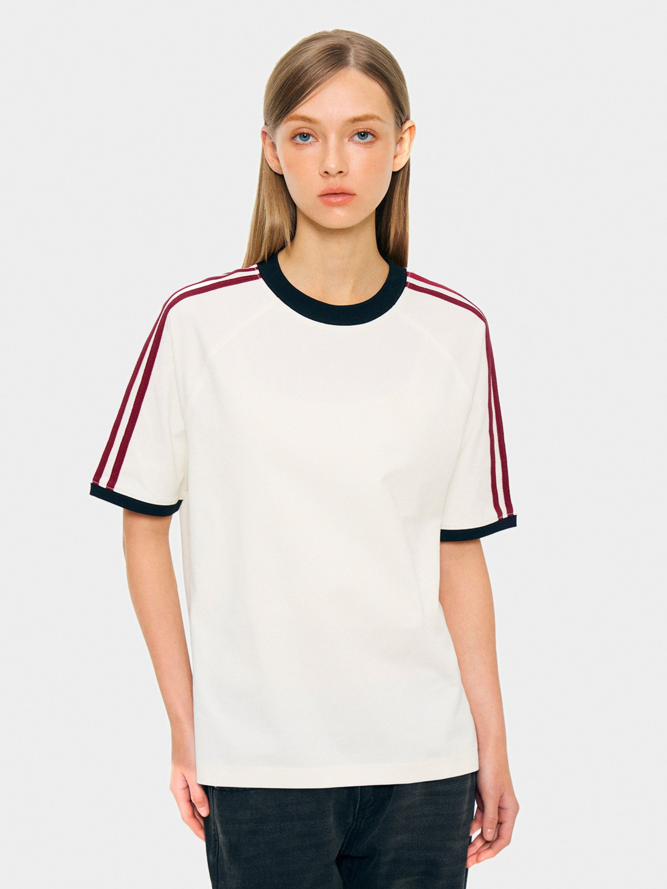 Dusttrail - Unisex Colorblock Cooling Striped Quick-Dry T-Shirt