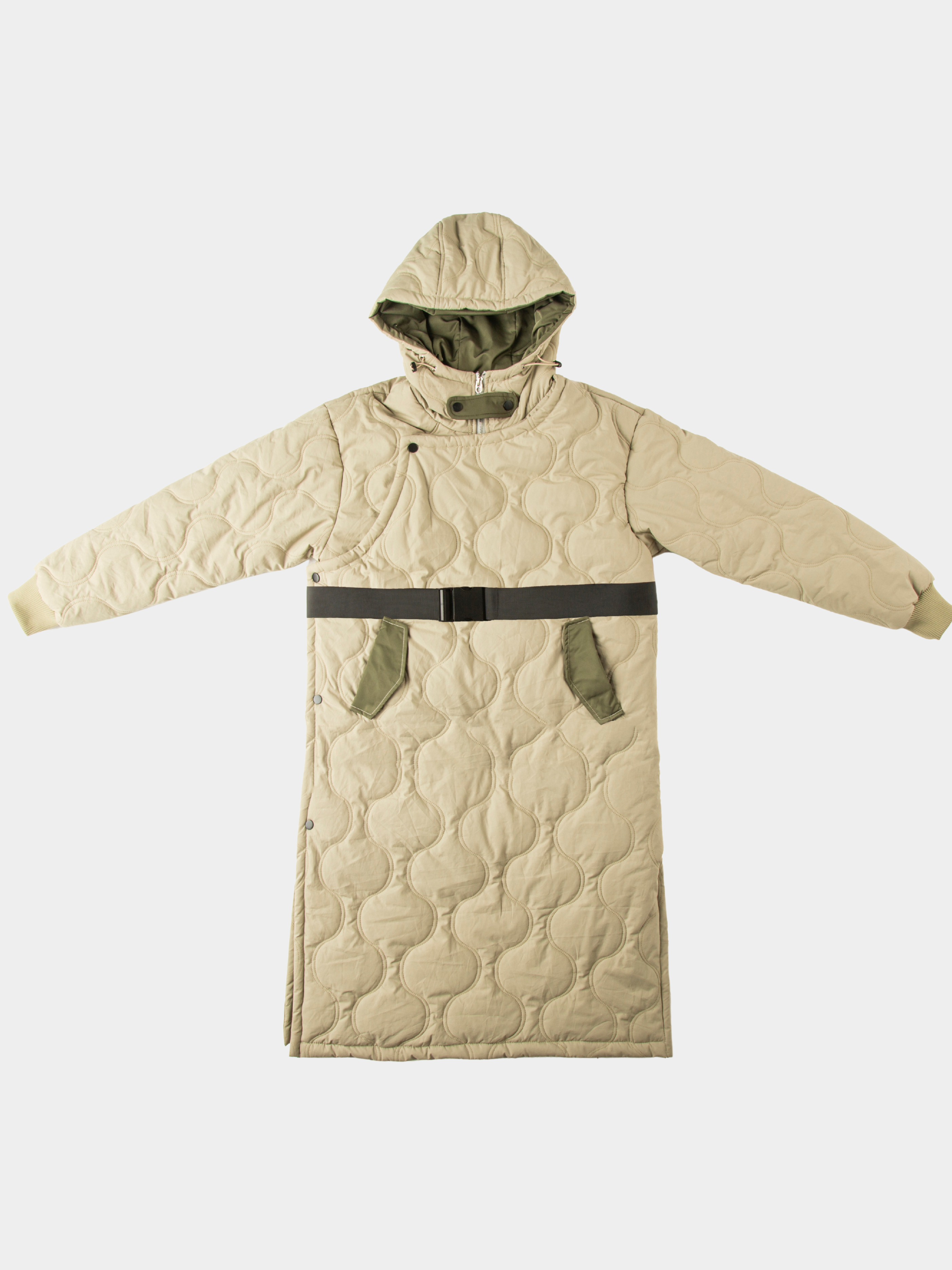 DryKit - Unisex Thickened Hooded Long Padded Coat