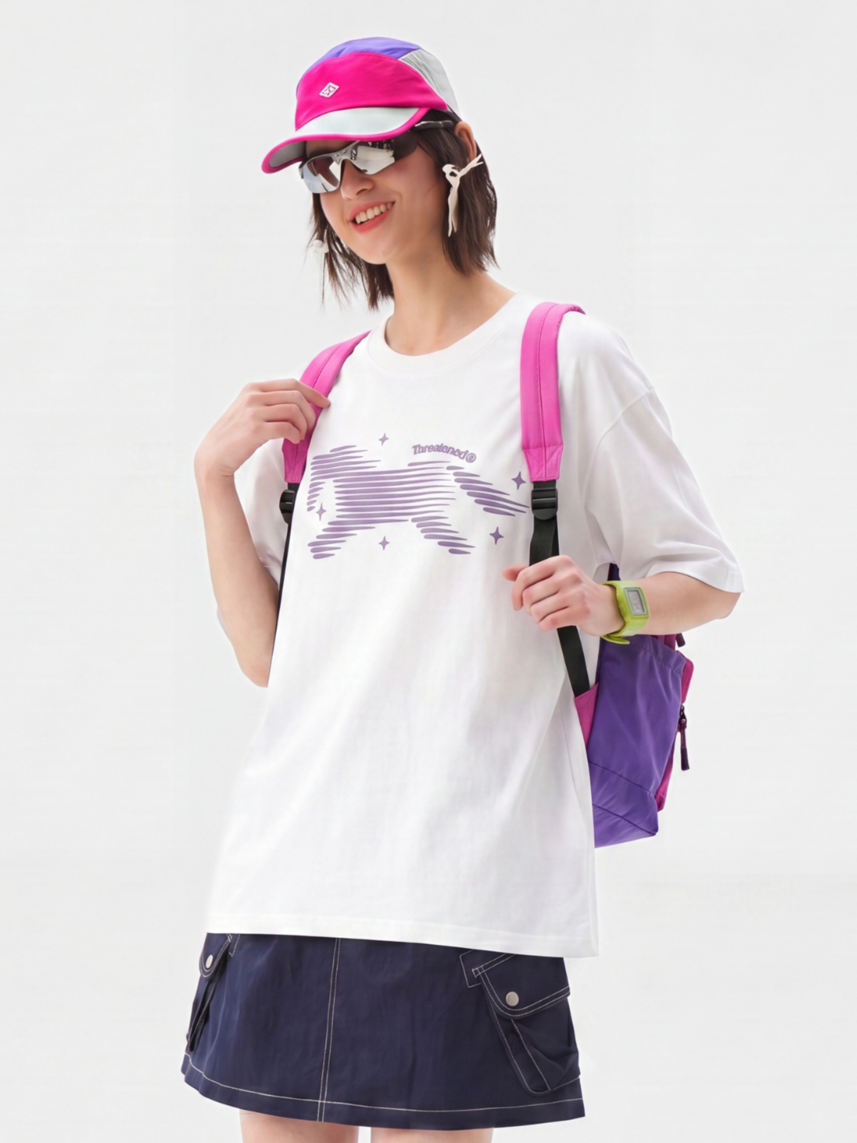 GallopTee - Unisex Graphic Print Relaxed Fit Short Sleeve T-Shirt