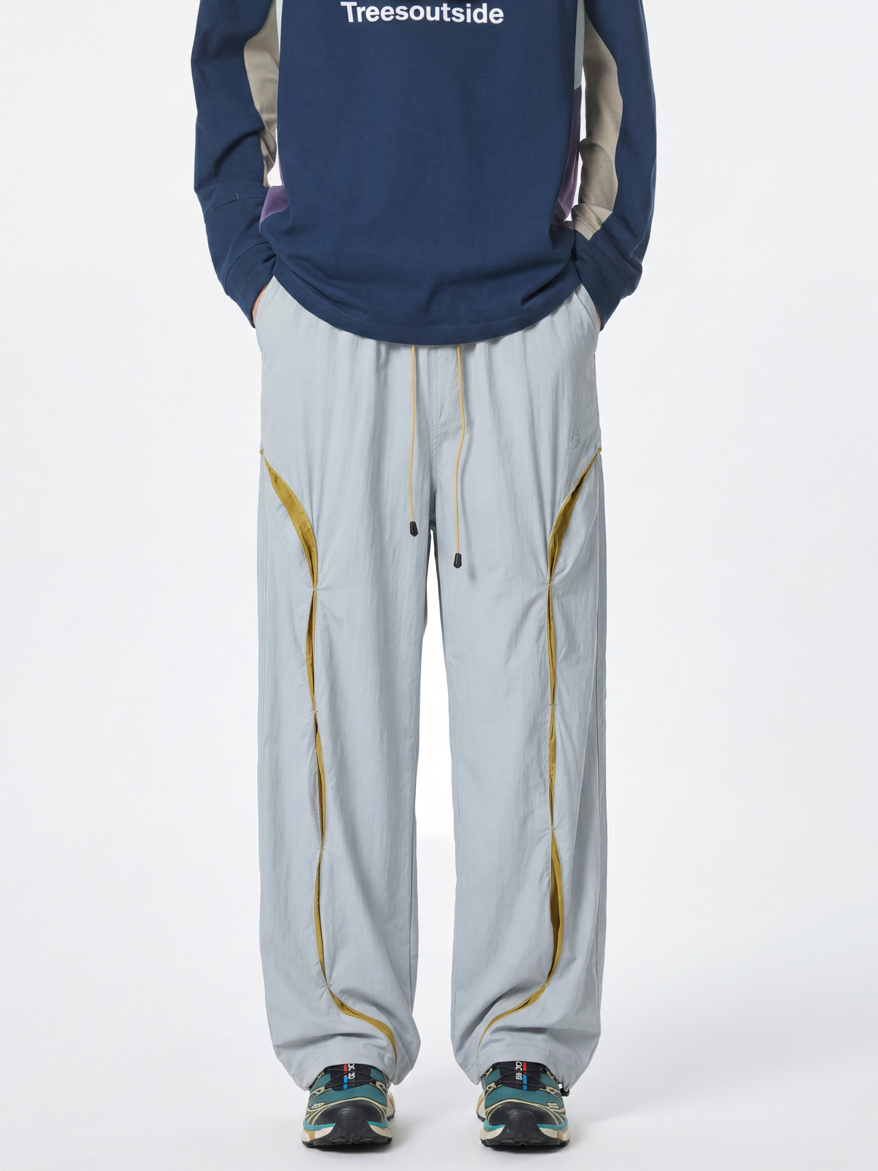 AlpineValley - Unisex UV-Resistant Water-Repellent Colorblock Cargo Pants