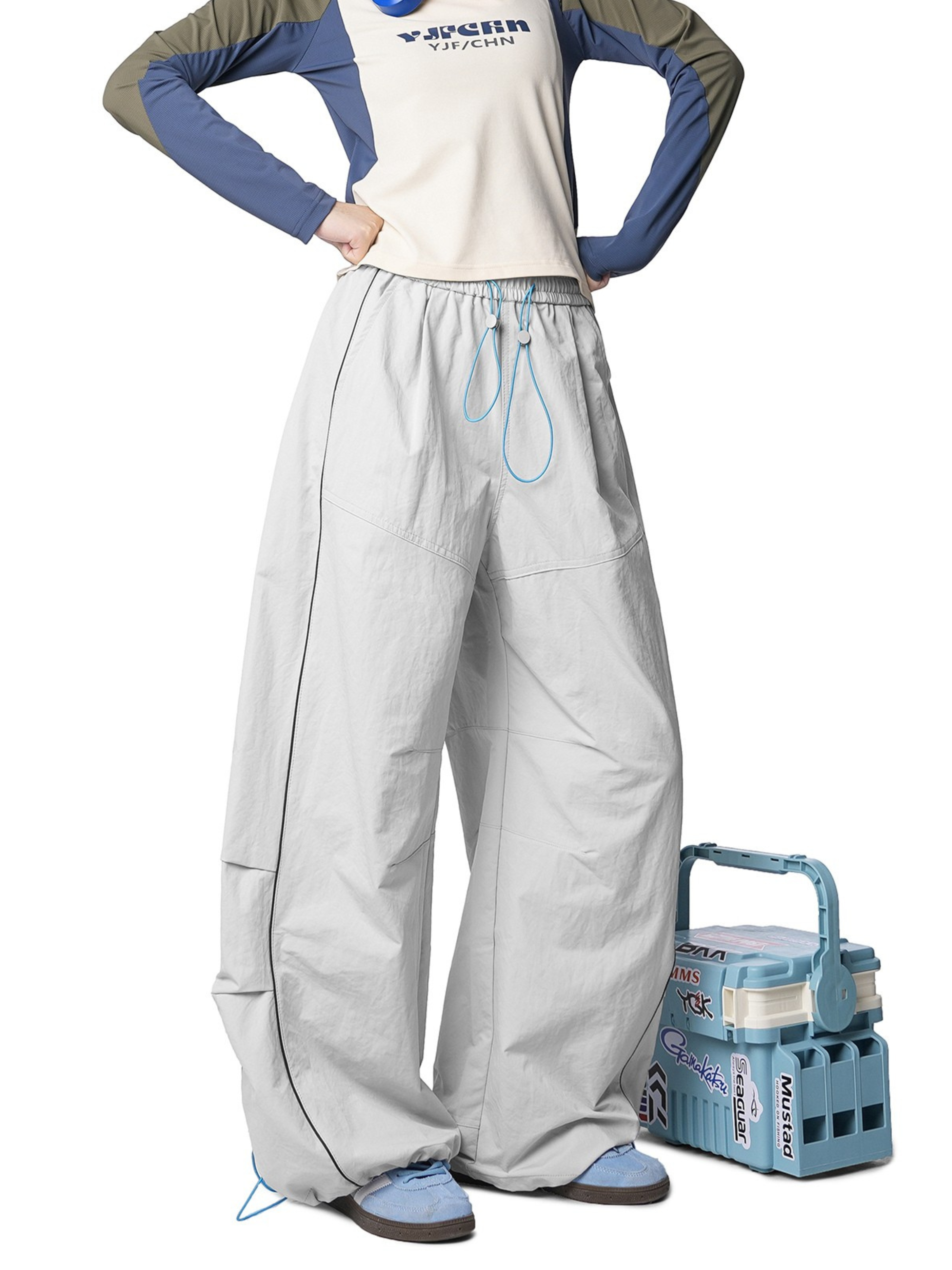 Earthtrail - Women's Straight-Leg Wide Cargo Paratrooper Pants