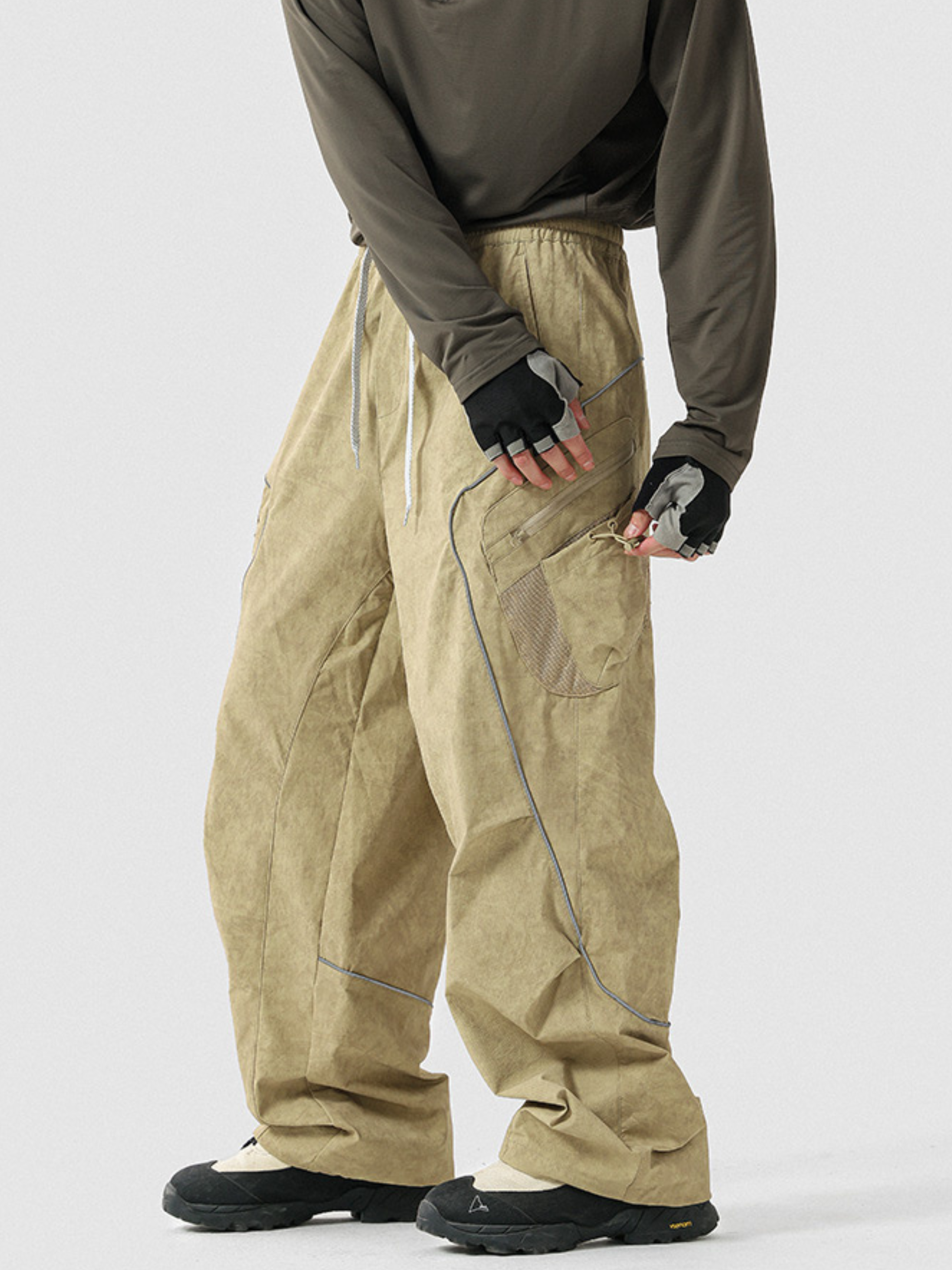 FireClip - Men's Water-Repellent Mud-Dye Utility Cargo Pants