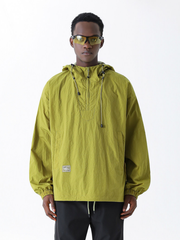 EdgePack - Unisex Half-Zip Water-Repellent Hooded Jacket
