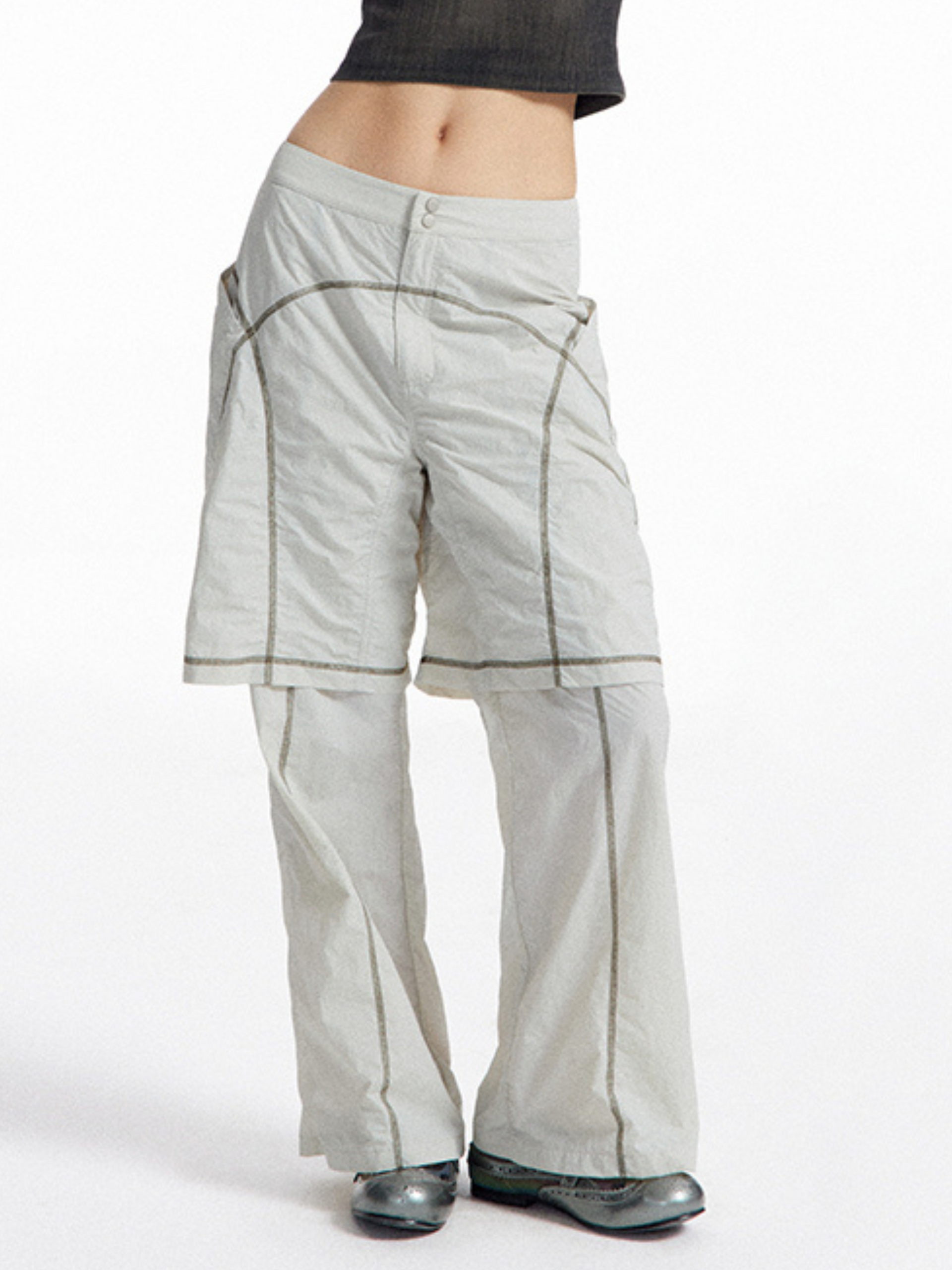 ThornField - Women's Double-Layered Tennis Straight-Leg Pants