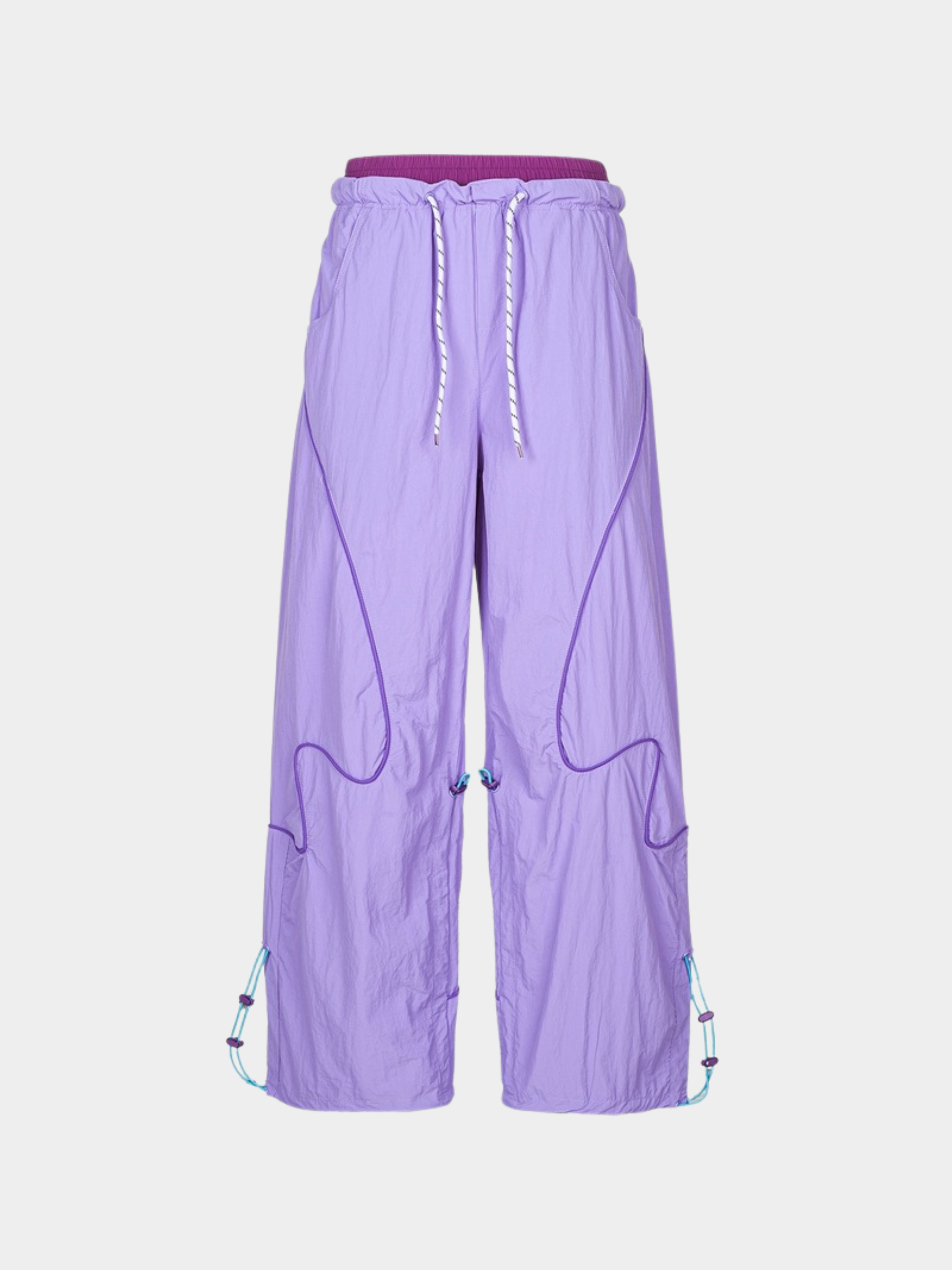 Bulwark - Women's Double-Waist Wide-Leg Parachute Pants