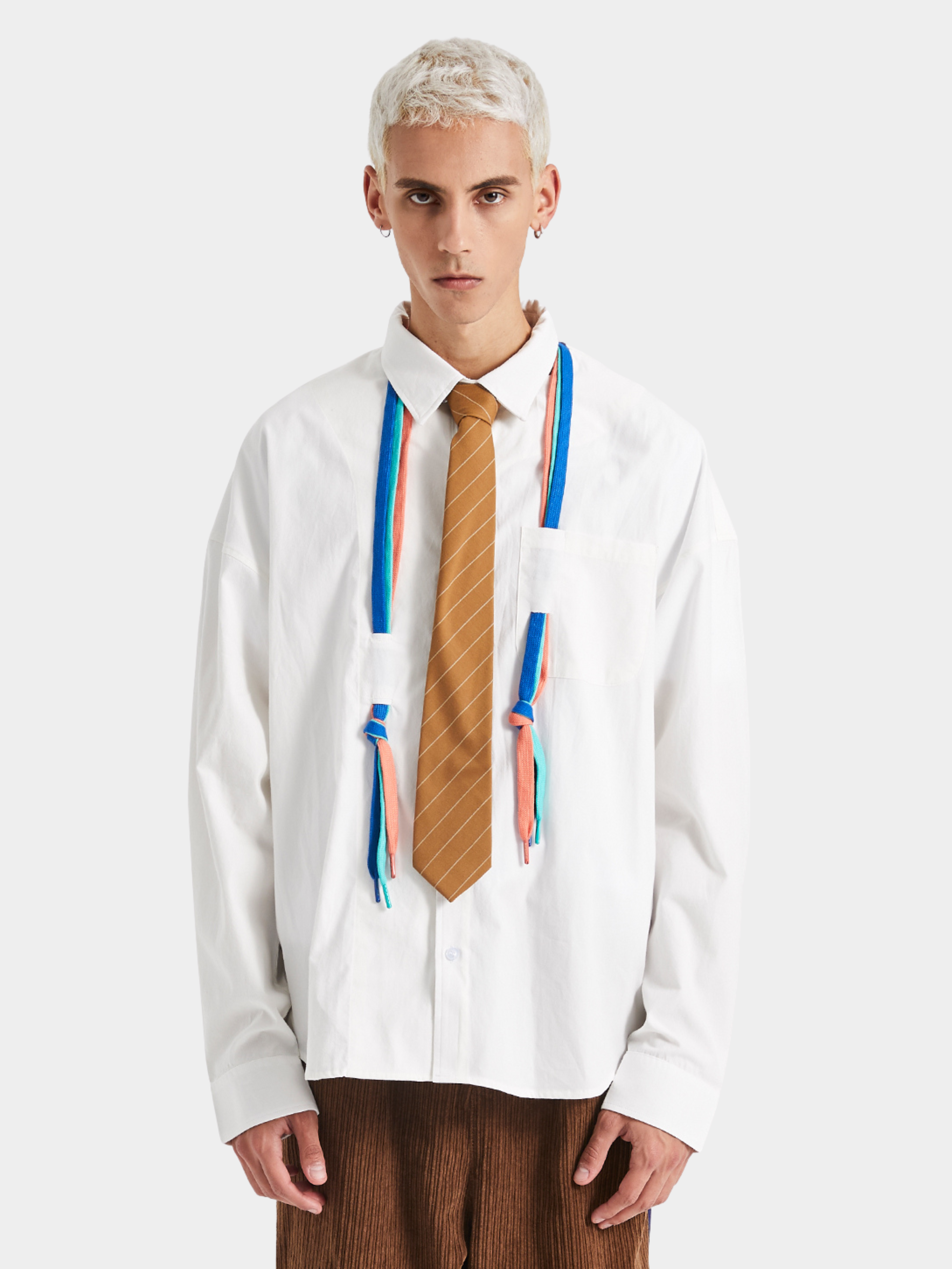 CougarLife - Colorful Woven Tape Long-Sleeve Shirt