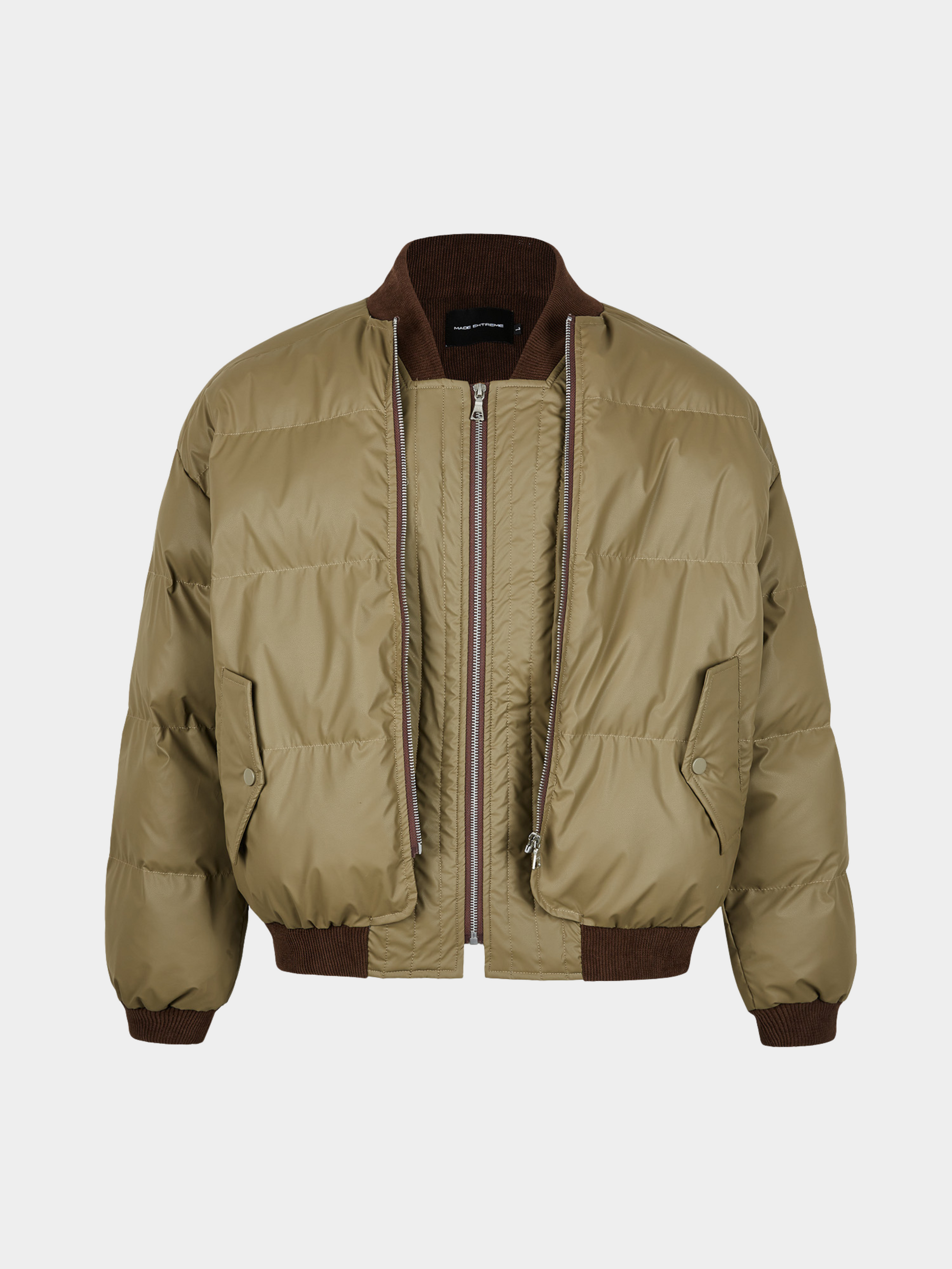 BluffNest - Men's Retro Multi-Zip Insulated Jacket GONGGAR SPORTS