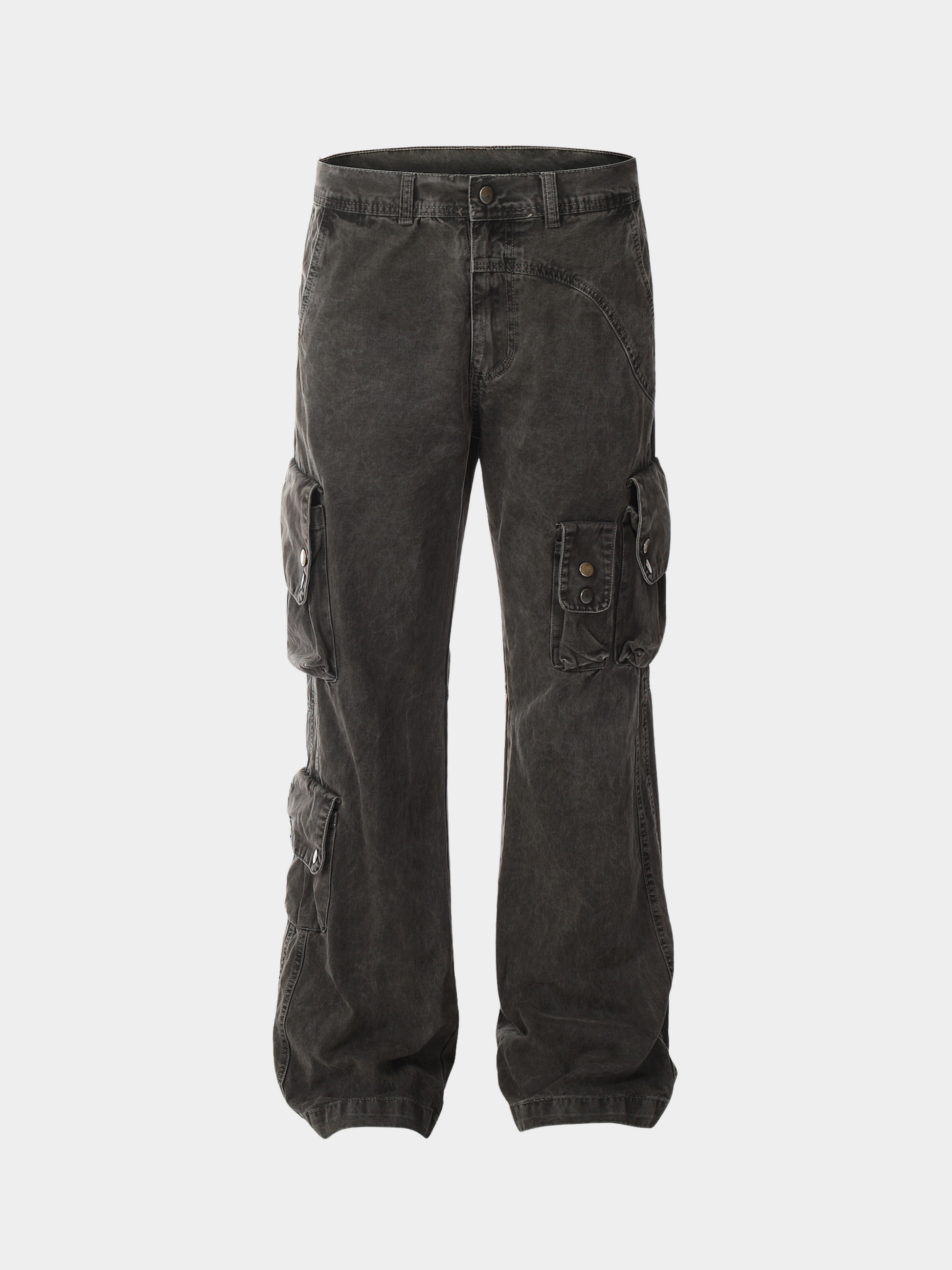 FoxLine - Unisex American Multi-Pocket Cargo Pants GONGGAR SPORTS