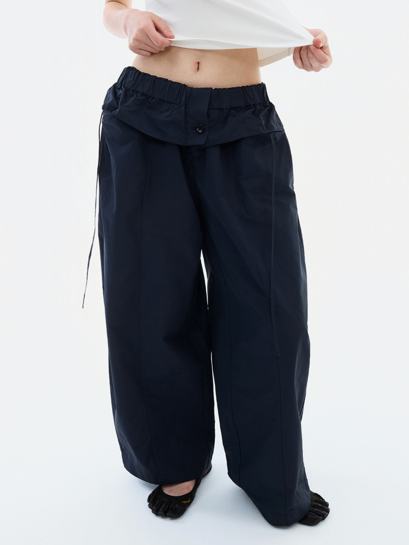 Stillness - Women's Paperbag Waist Balloon Pants