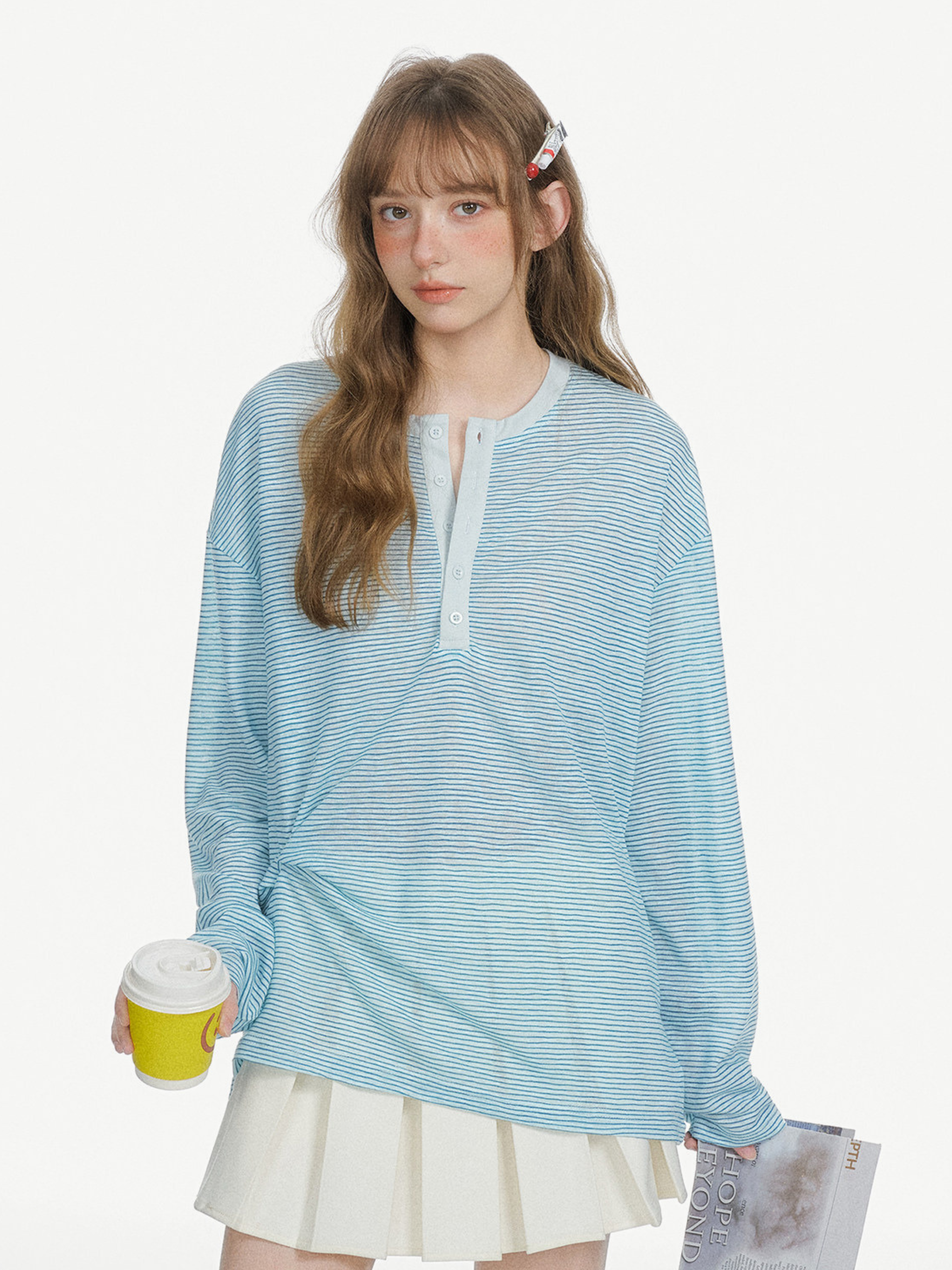 TrailStep - Women's Striped Lightweight Long Breathable Sleeve