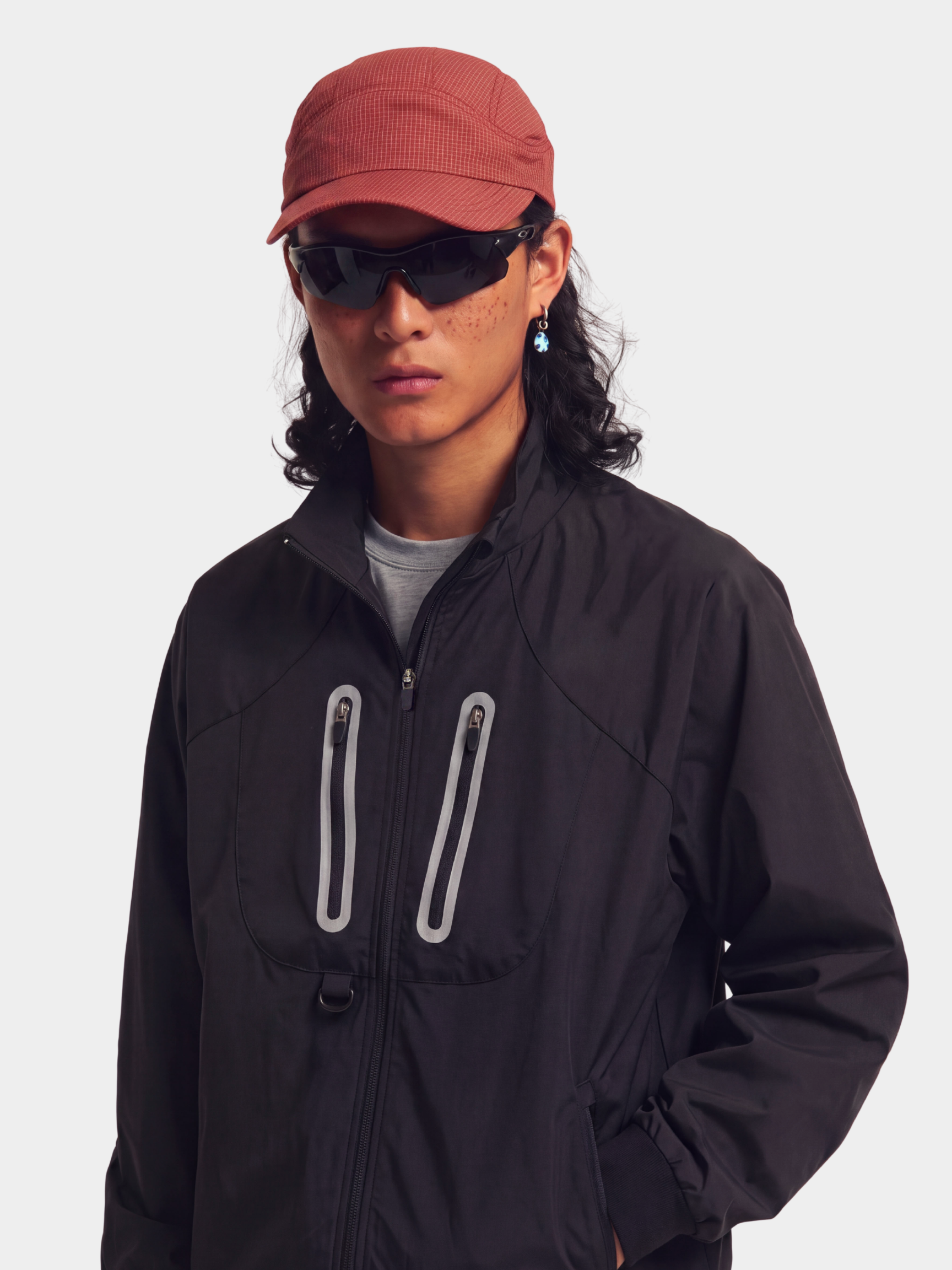 FlashSeam - Unisex Water-Repellent Color-Block Reflective Jacket