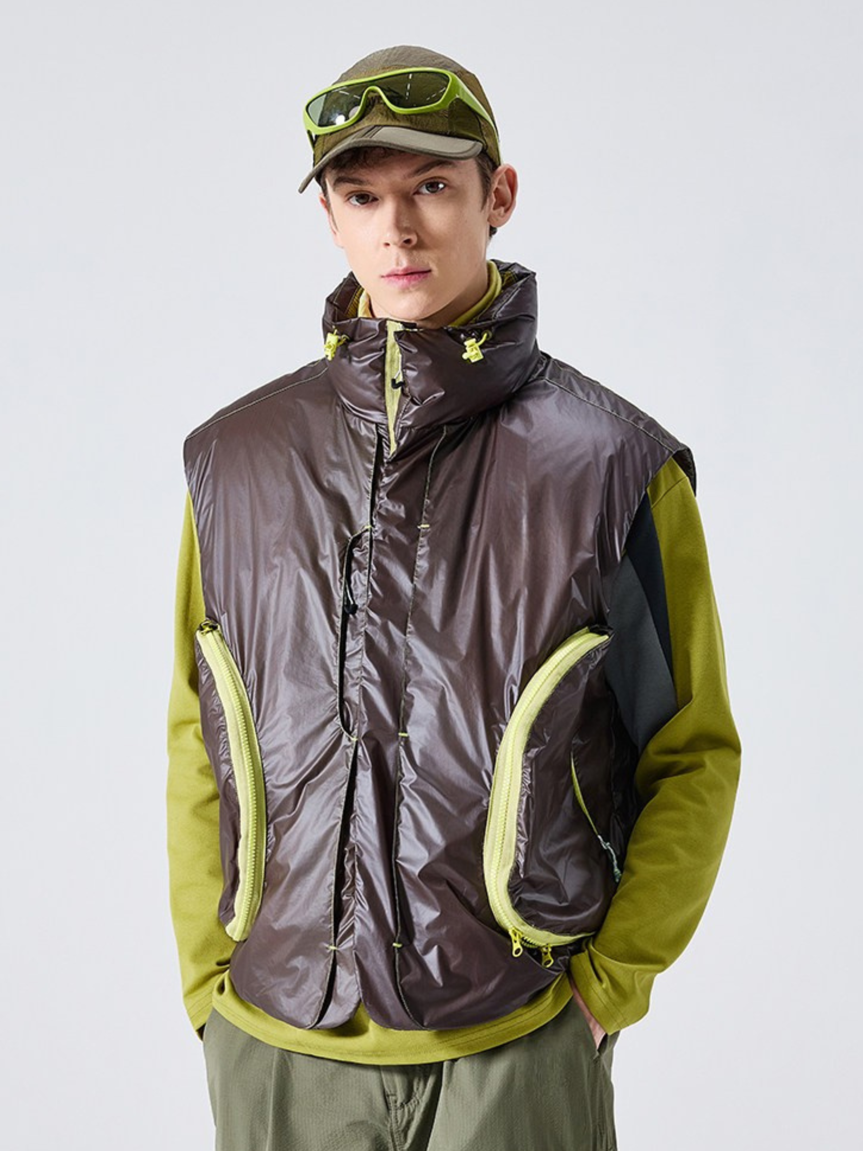 DryWrap - Unisex ColorShift Thermal 90% White Duck Down Vest