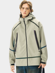 CougarBoard - Unisex Loose Fit Reflective Hooded Utility Jacket