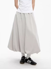 Crestline - Women's Asymmetric Design Bubble Midi Skirt