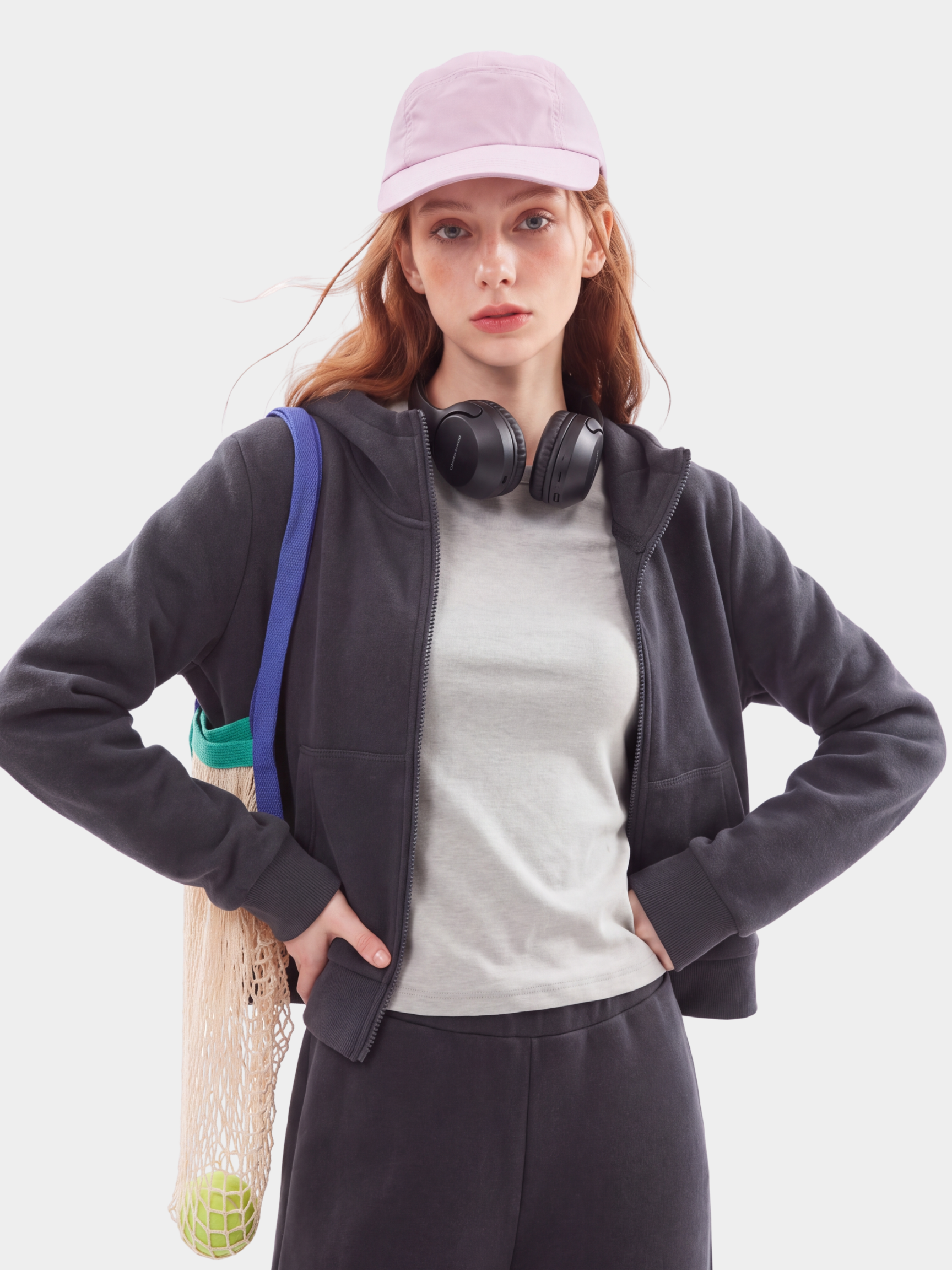 DuskLayer - Women's Air-Layer Hoodie Cardigan & Draped Jogger Pants Set