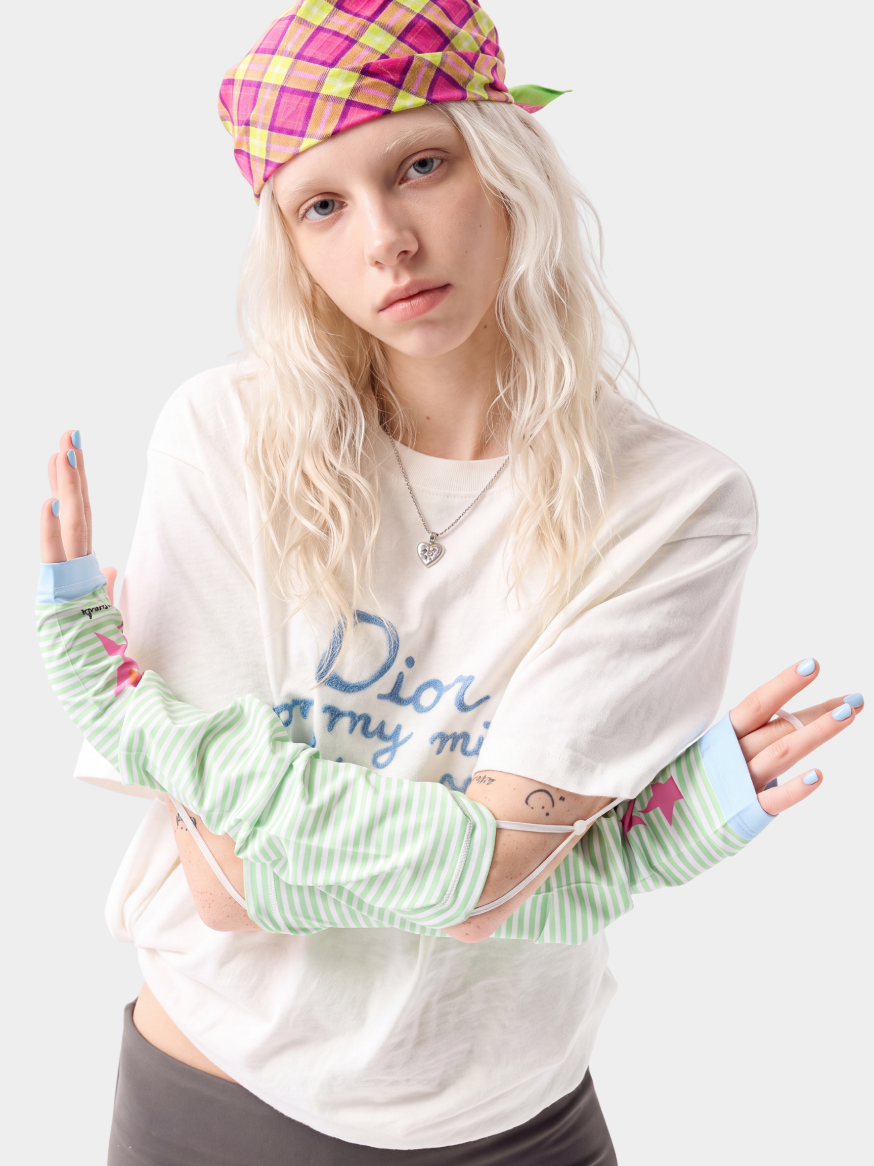 IceWeave - Star Stripe Print Cooling UV Protection Arm Sleeves