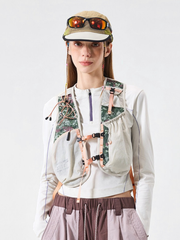 Rooted - Unisex Reflective Camo Multi-Pocket Vest