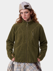 Drake - Unisex Honeycomb Thermal Zip-Up Sweatshirt