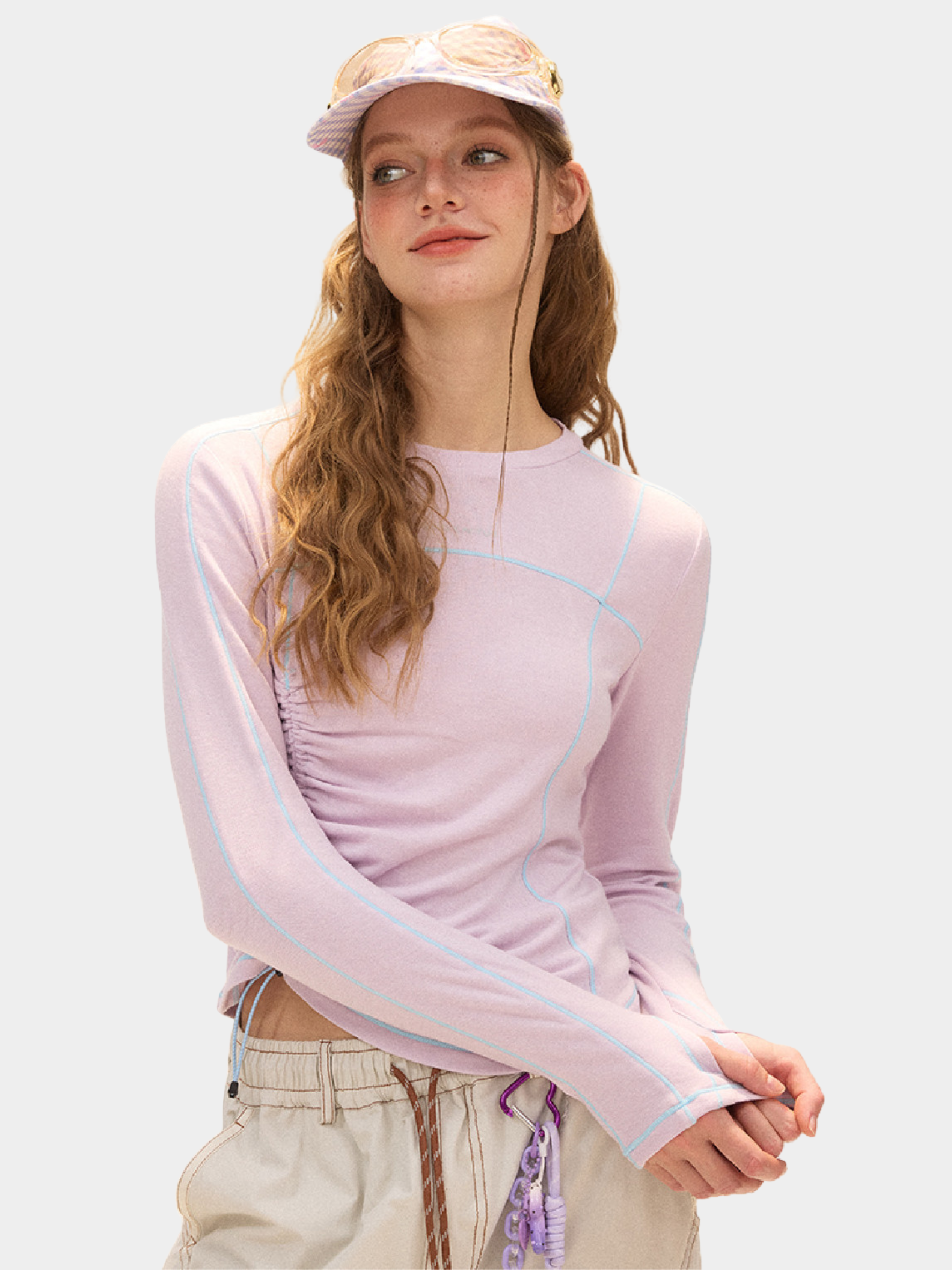 Canyontooth - Women's Wool-Blend Ruched Moisture-Absorbing Long Sleeve
