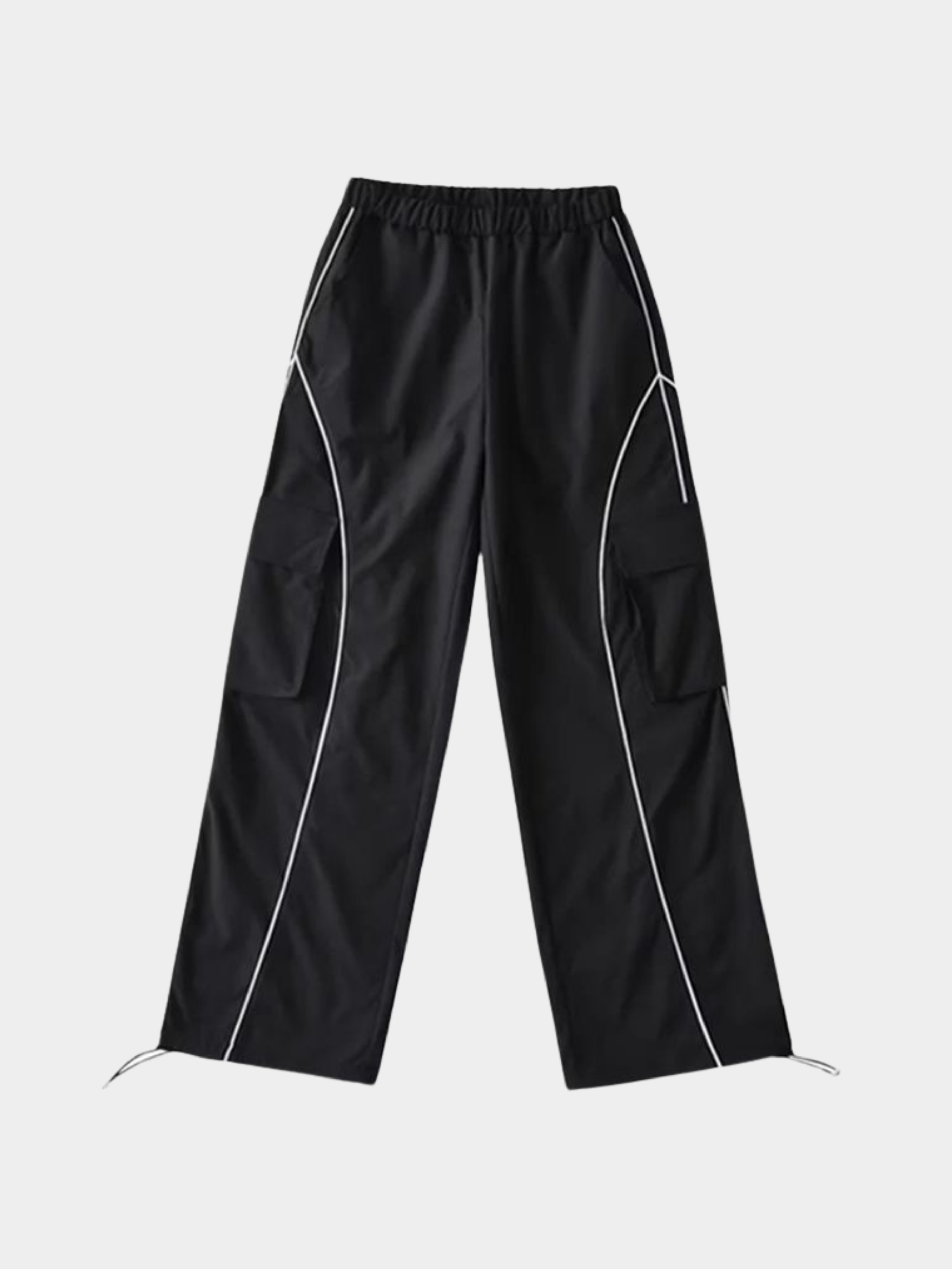 ThornStep - Women's Multi-Pocket Side Stripe Loose Pants