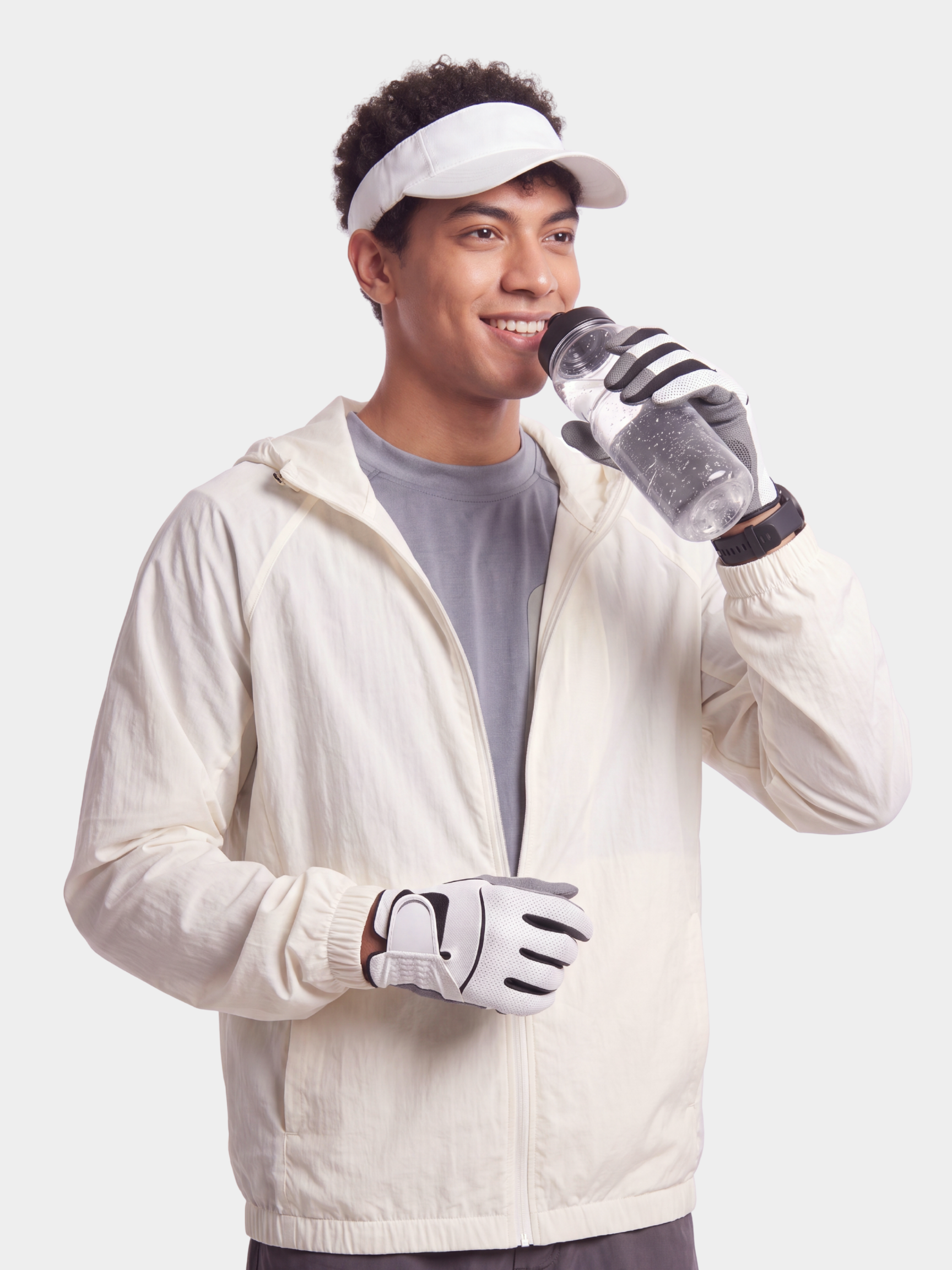 StainOff - Men's UPF 50+ Teflon™ Hooded Sun Protection Jacket
