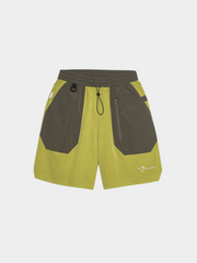 BaseCooler - Men's Color-Block Patchwork 5-Inch Shorts GONGGAR SPORTS