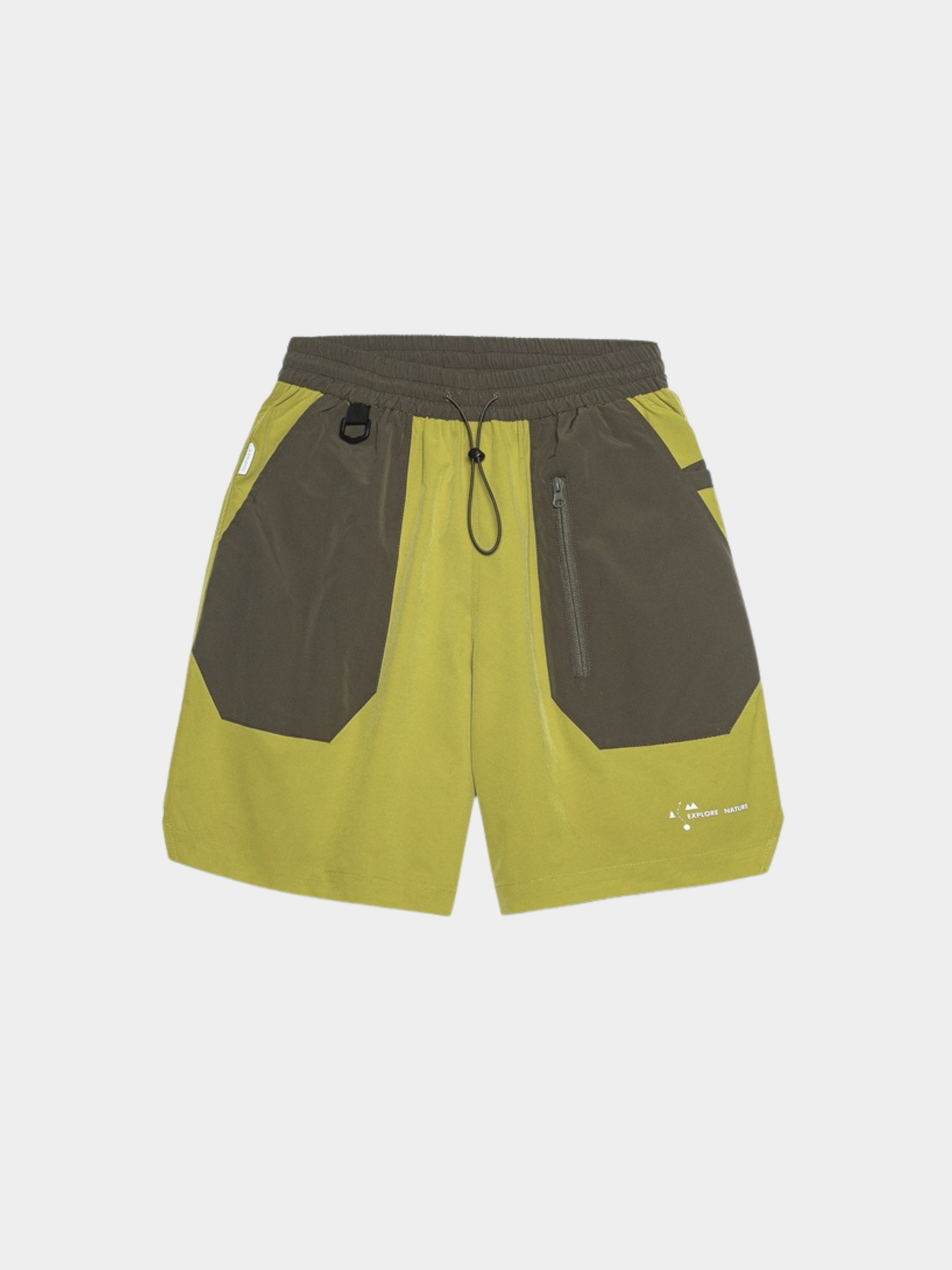 BaseCooler - Men's Color-Block Patchwork 5-Inch Shorts GONGGAR SPORTS