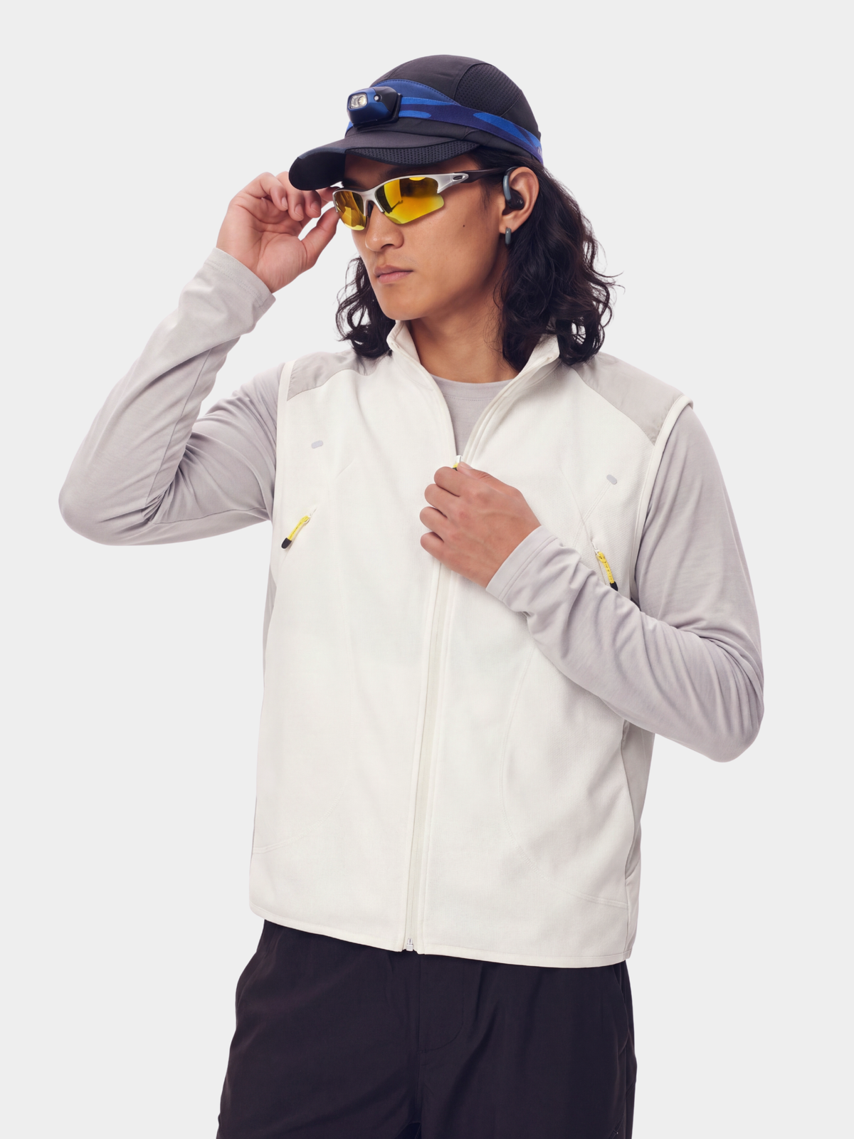 SplitSew - Unisex Lightweight Breathable Stand Collar Vest