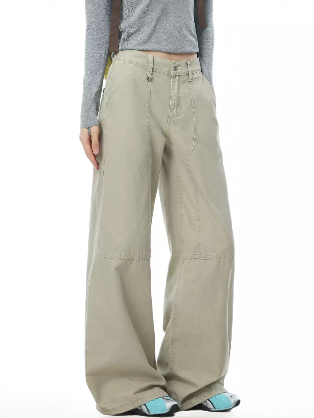 Butteclimb - Women's Cotton Straight-Leg Utility Cargo Pants