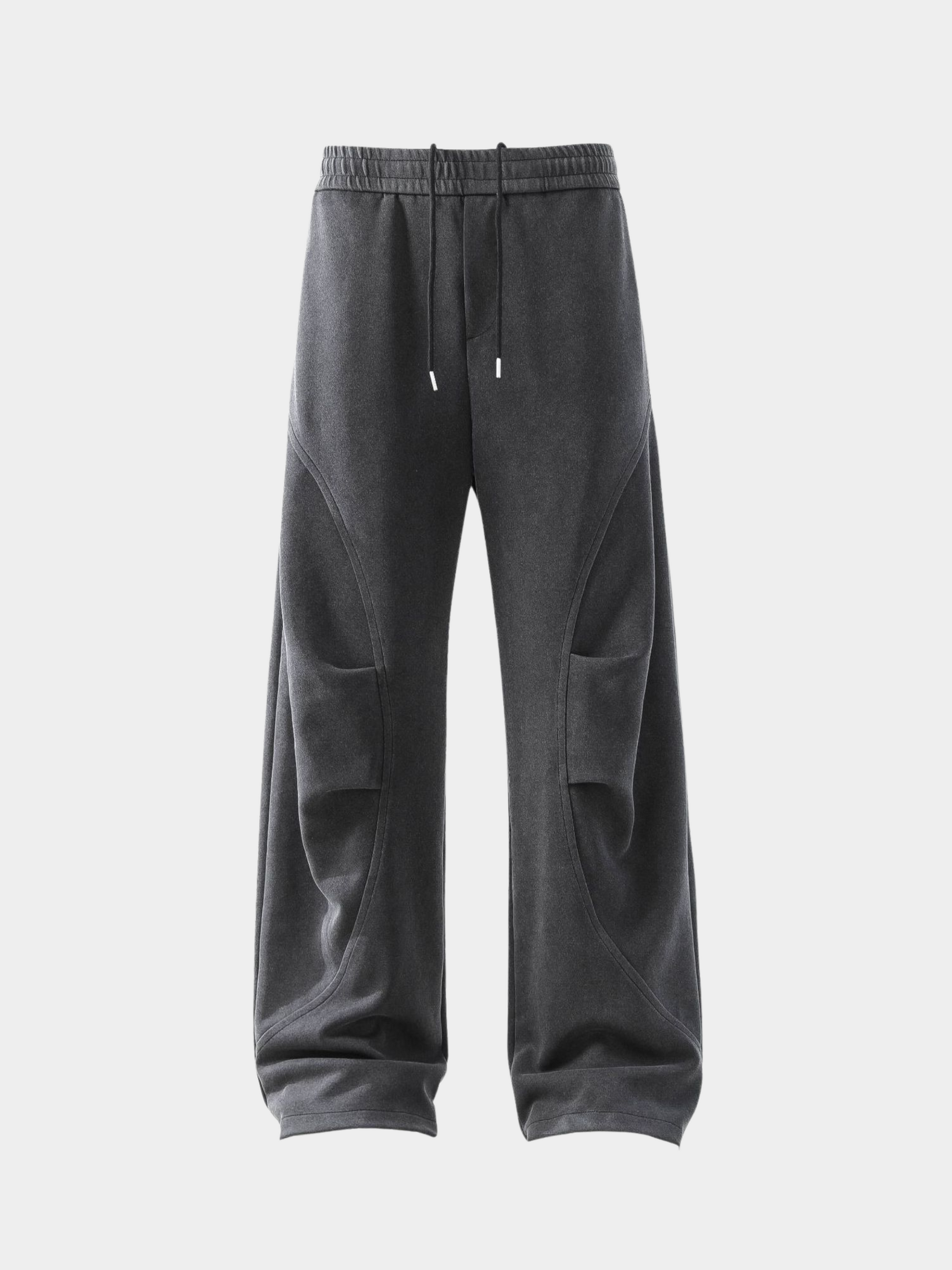 FoxField - Unisex Vintage Creased Straight-Leg Cotton Trousers GONGGAR SPORTS
