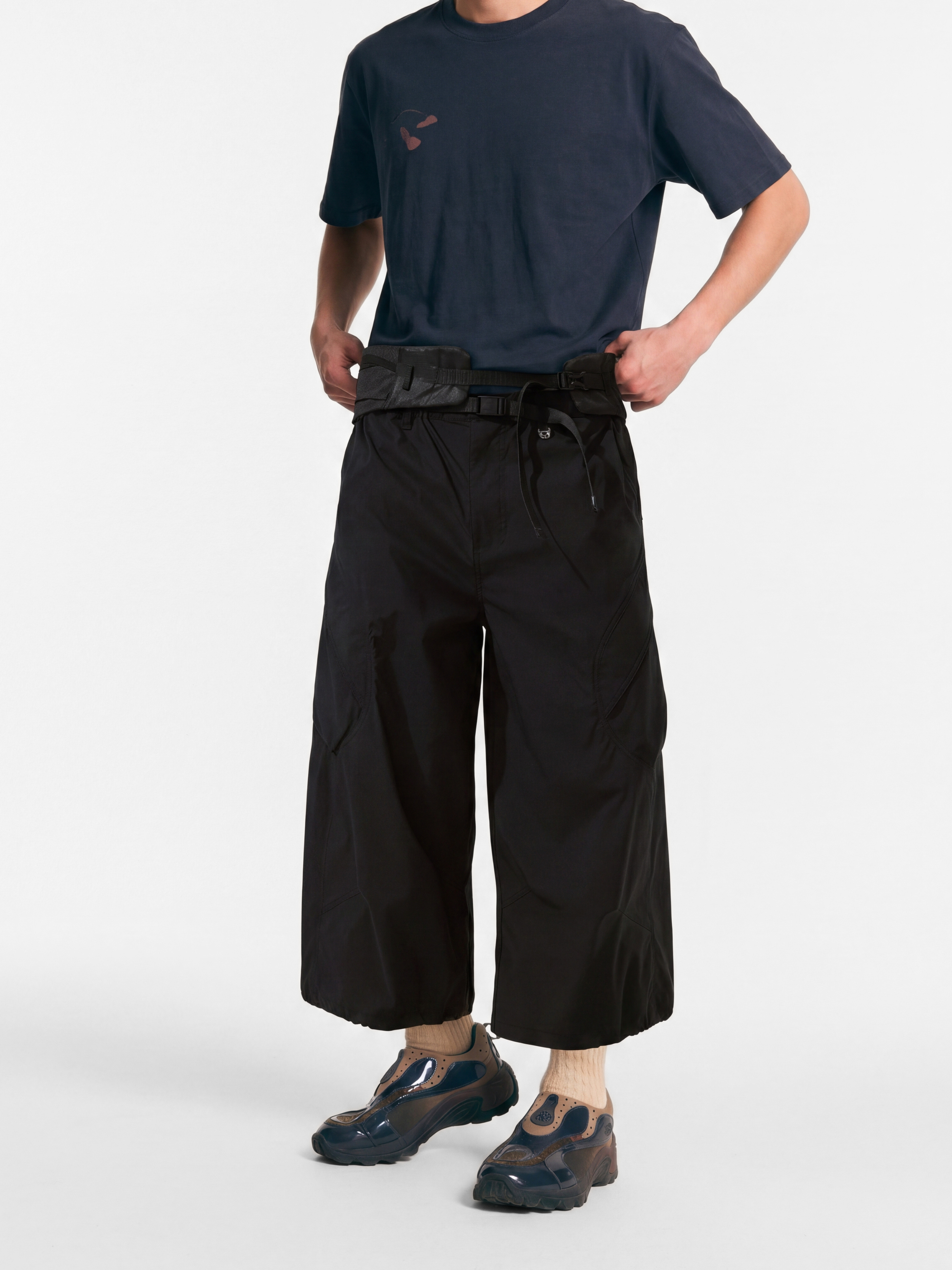 FoldDraw - Quick-Dry Adjustable Pleated Lightweight Cropped Pants