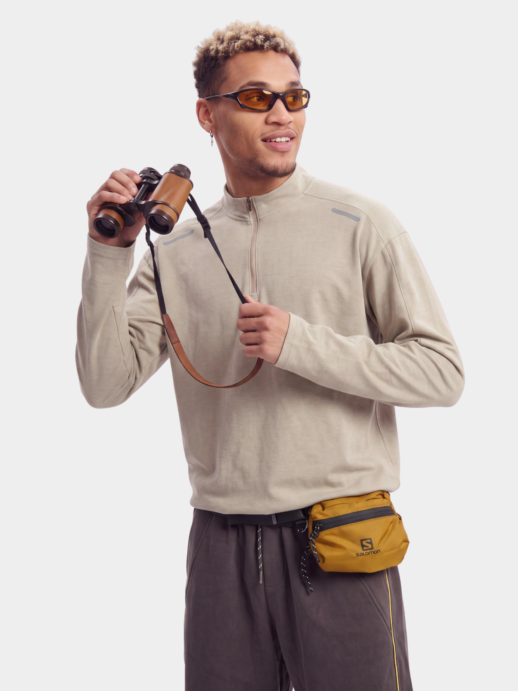 BreezeZip - Men's UPF40+ Quick-Dry Half-Zip Breathable T-Shirt