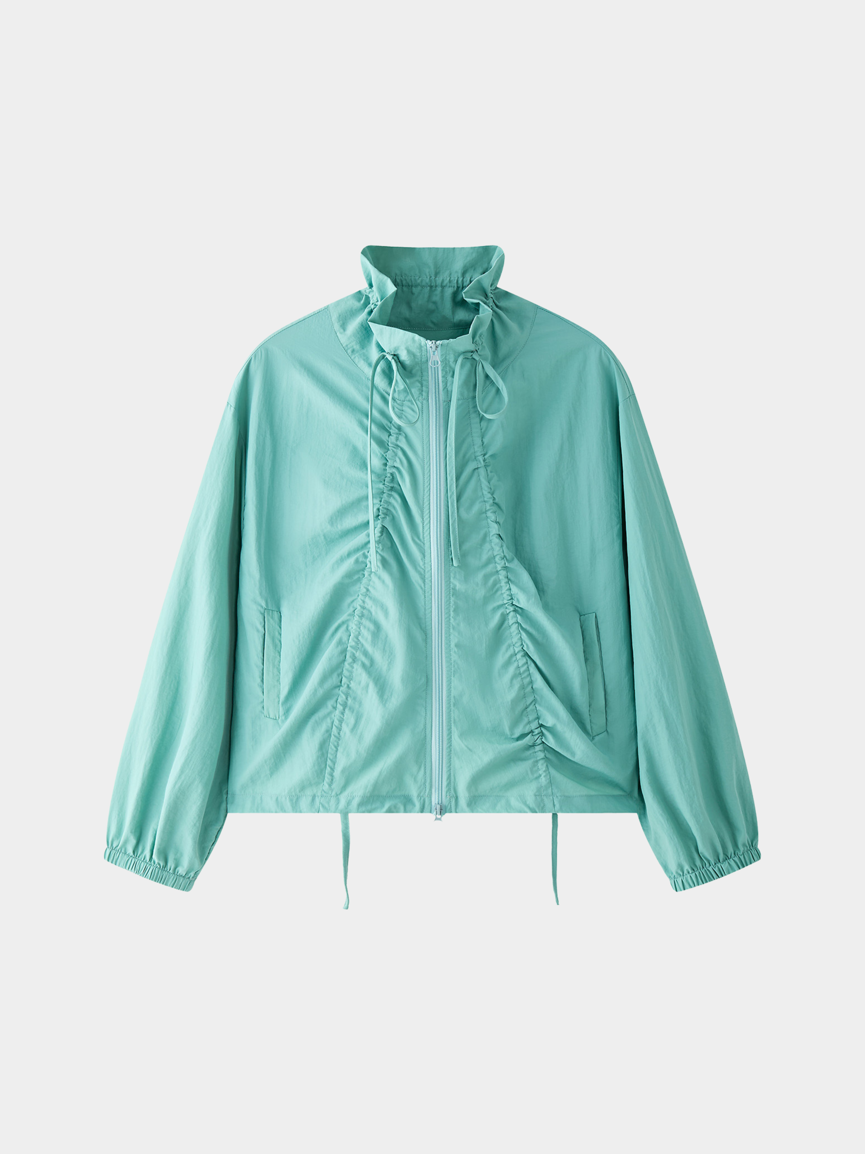 OwlTop - Women's Side Drawstring Ruched Lightweight Breathable Sun Jacket GONGGAR SPORTS
