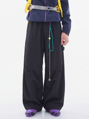 FoxPeak - Unisex Lightweight Pleated Paratrooper Pants