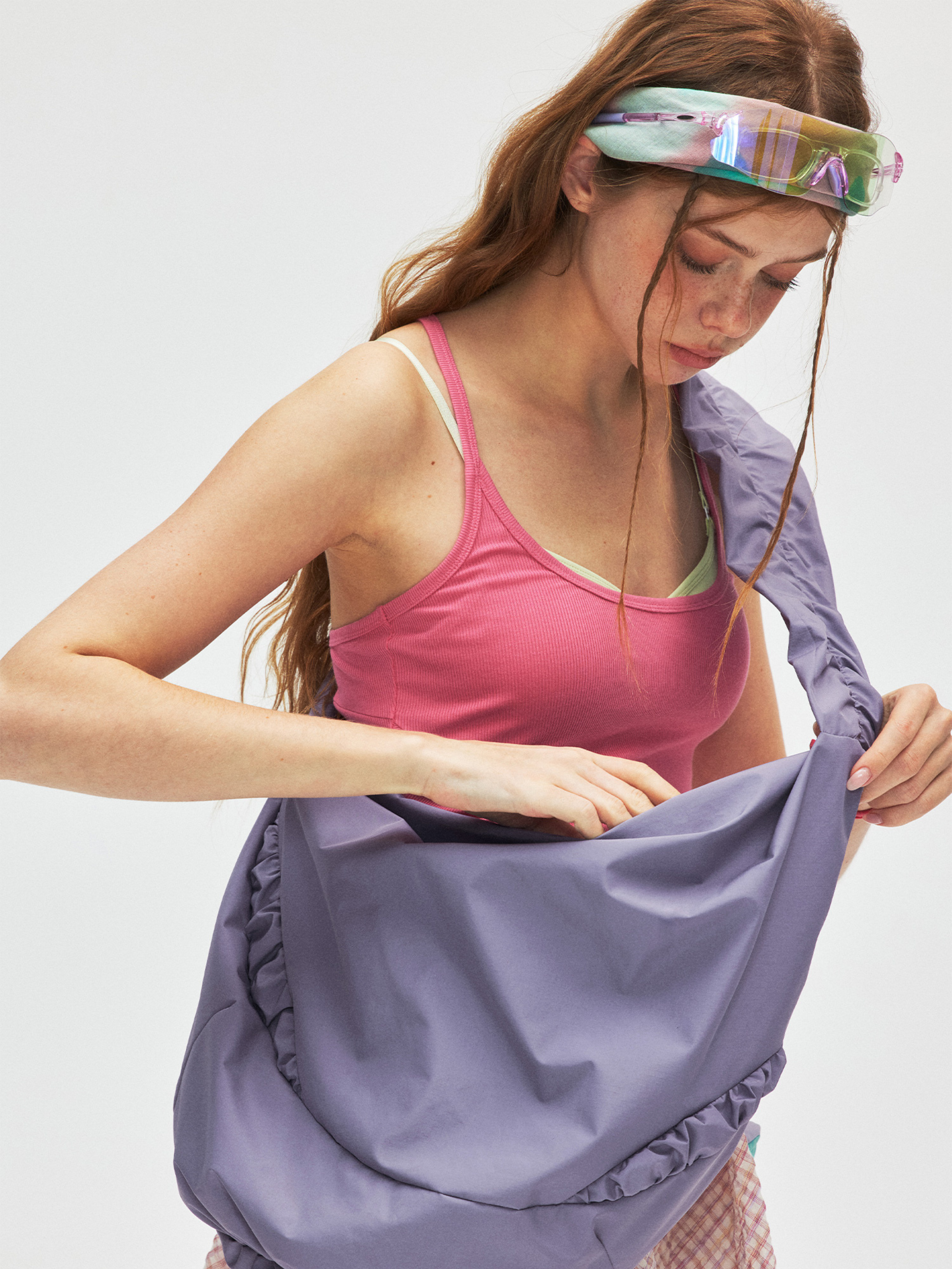 Gritstone - Water-Repellent Pleated Strap Crossbody Bag