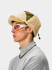 Moonlark - Colorblock Extra Warmth Sherpa-Lined Earflap Hat