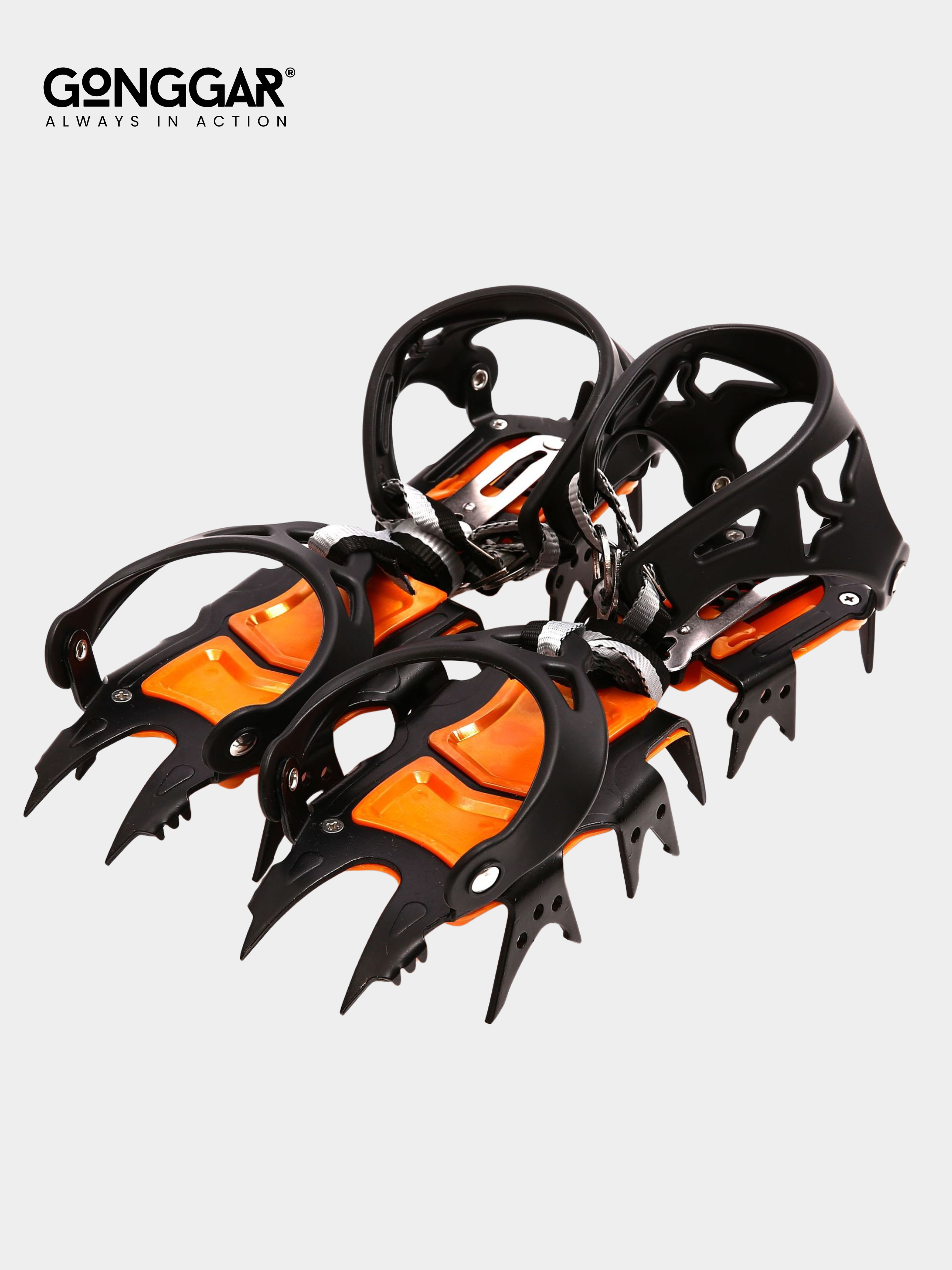 LightClip - 18-Tooth Tiger-Claw Crampons