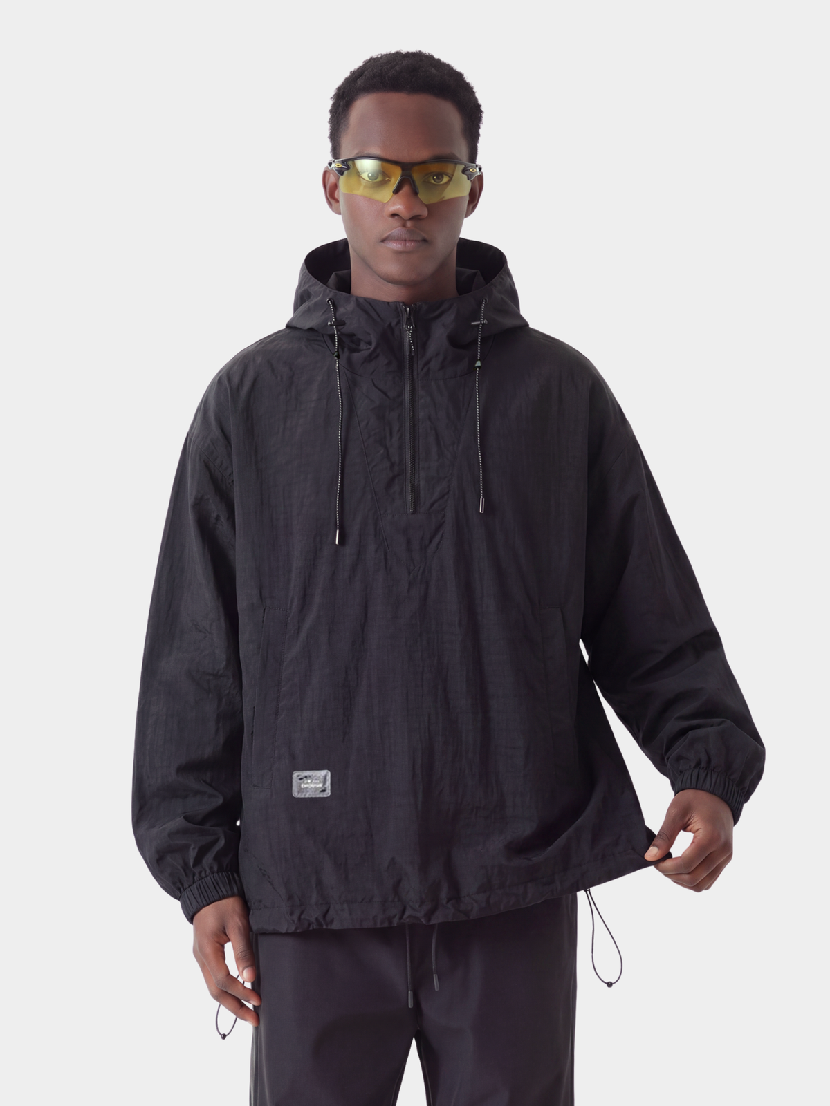 EdgePack - Unisex Half-Zip Water-Repellent Hooded Jacket