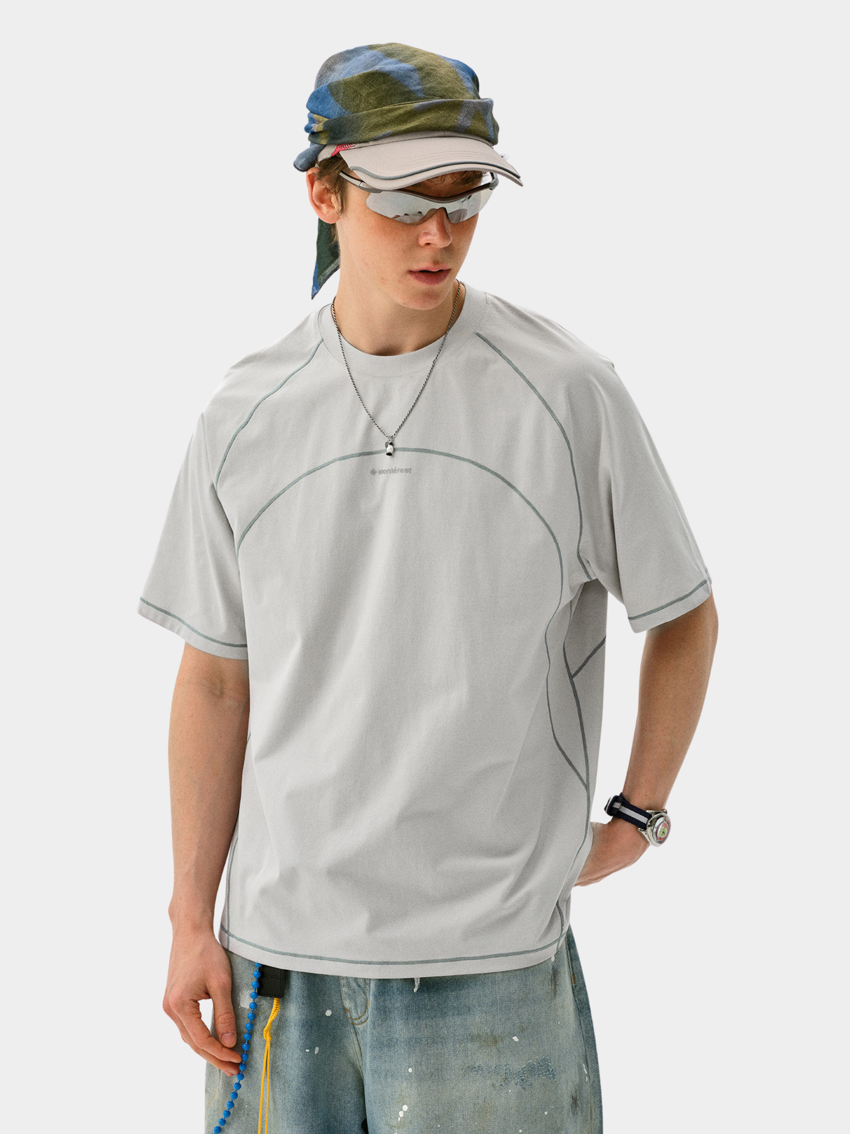 Emberreach - UPF50+ Moisture-Wicking Antibacterial Crewneck T-Shirt