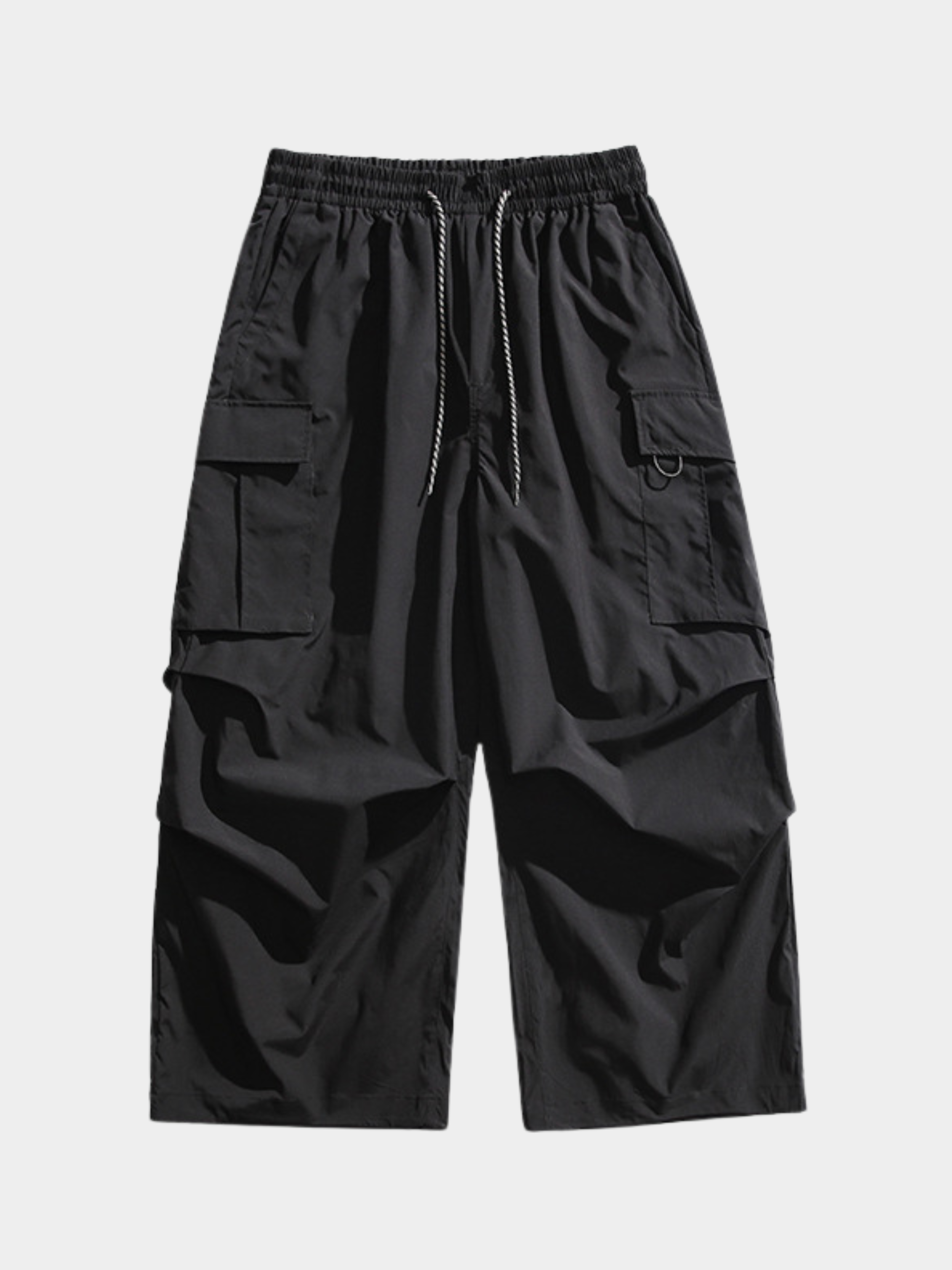 EagleScope - Unisex Retro Utility Embroidered Cargo Pants with Adjustable Hem GONGGAR SPORTS