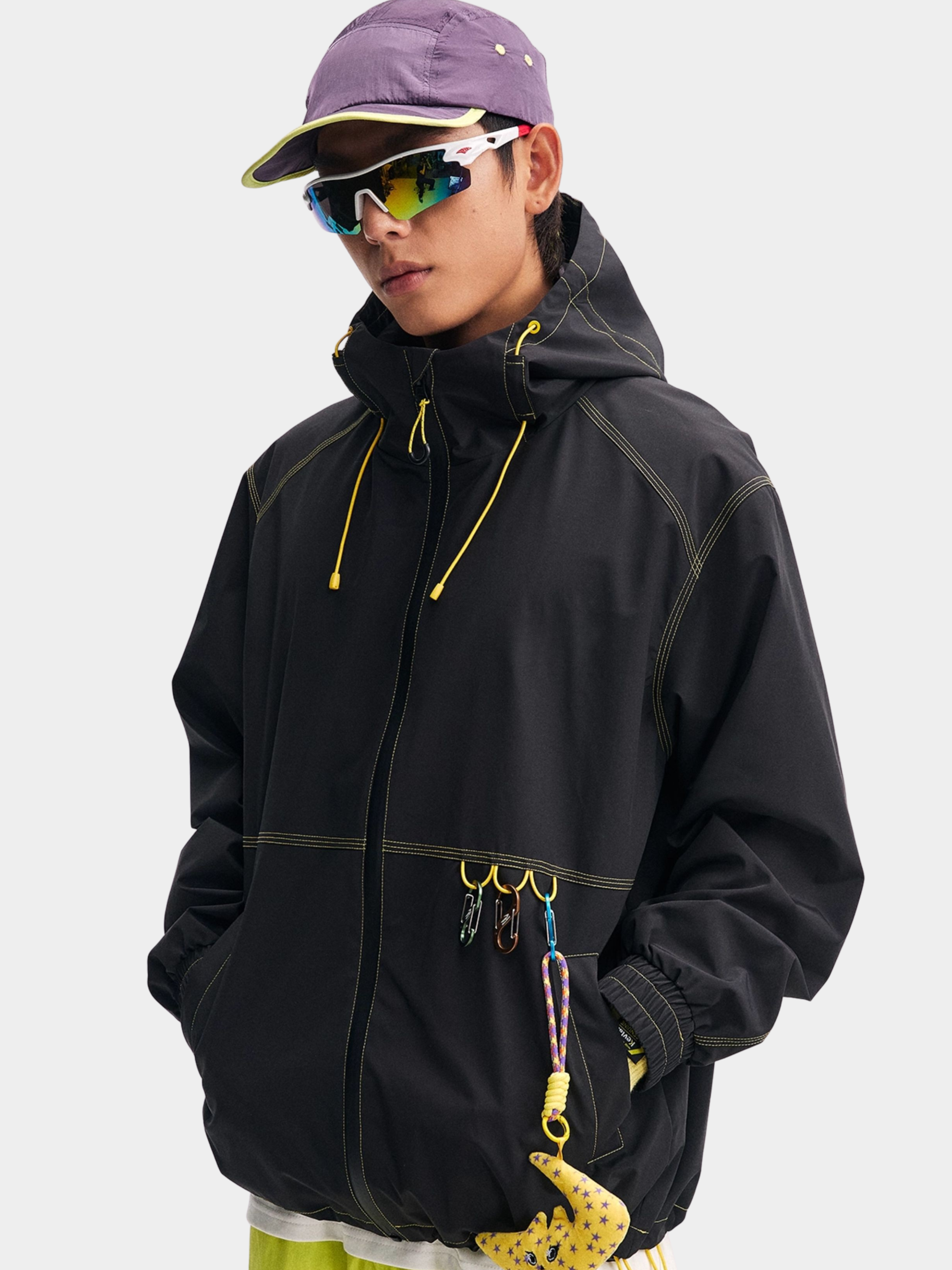 EchoDeck - Teflon® Triple-Defense Colorblock Drawstring Jacket