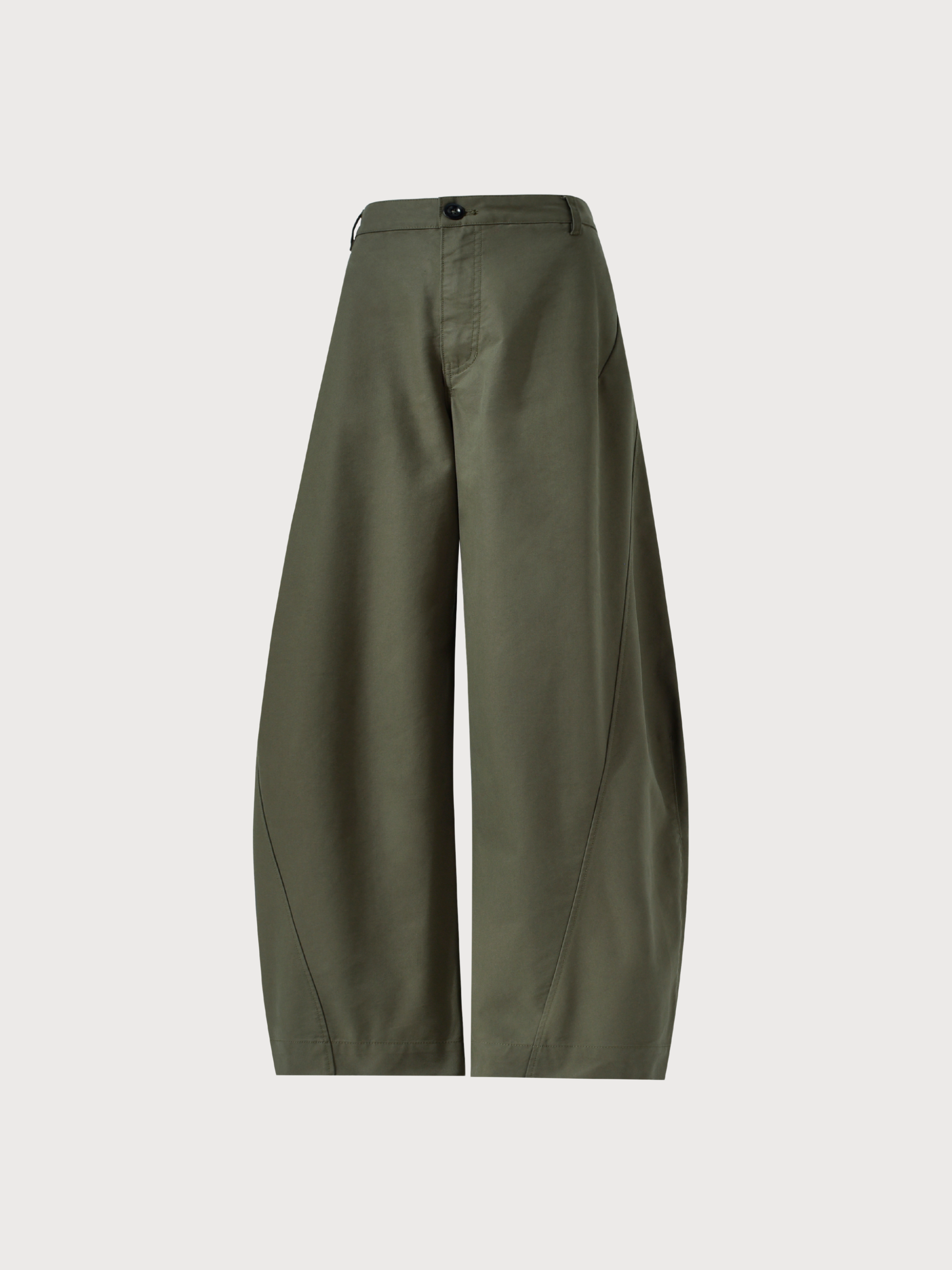 EagleView - Unisex Minimalist Wide-Cut Bamboo Wool Curved Pants