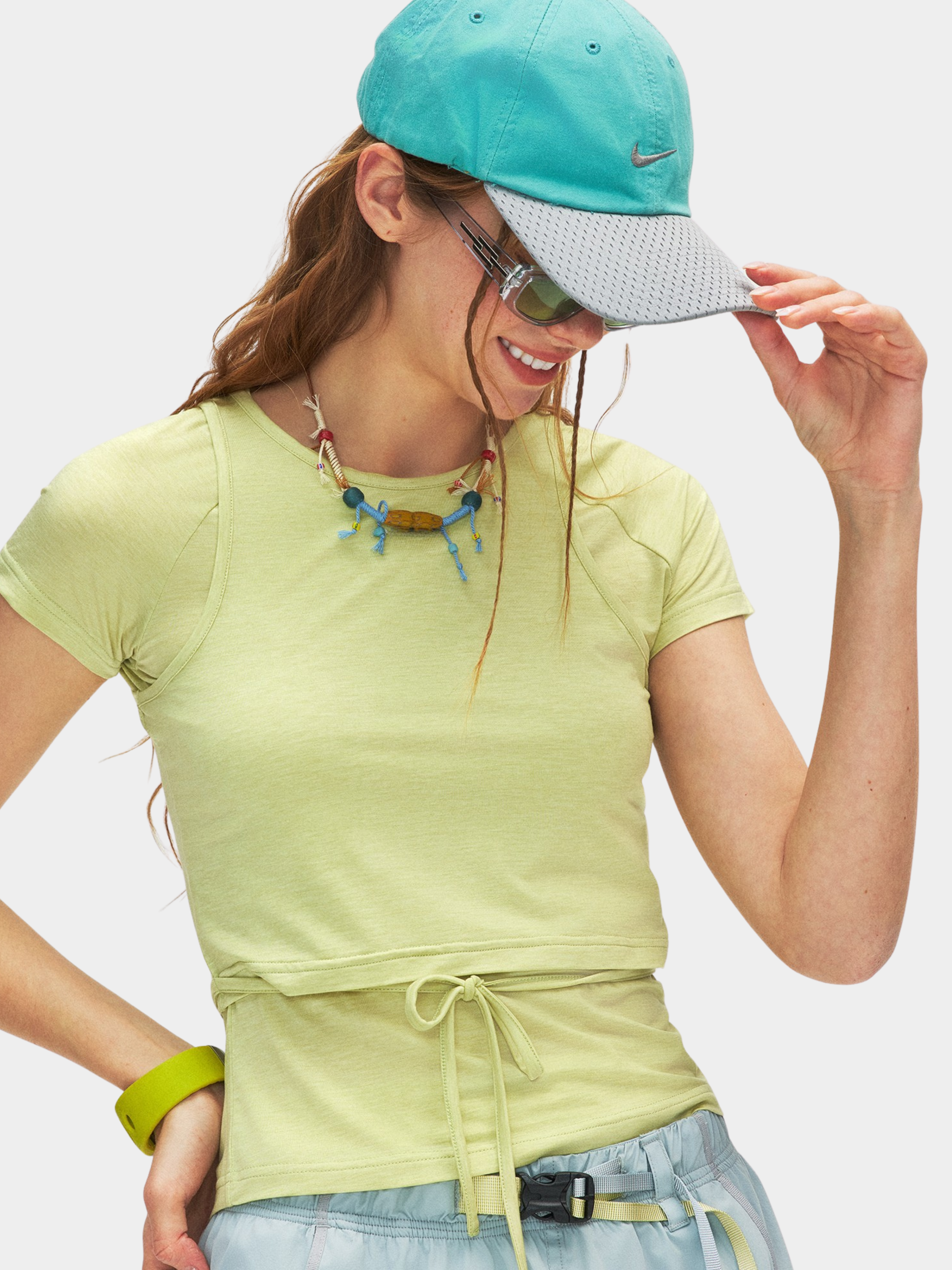 Caveloop - Women's 5A Antibacterial Yarn Slim Vest Short-Sleeve T-Shirt