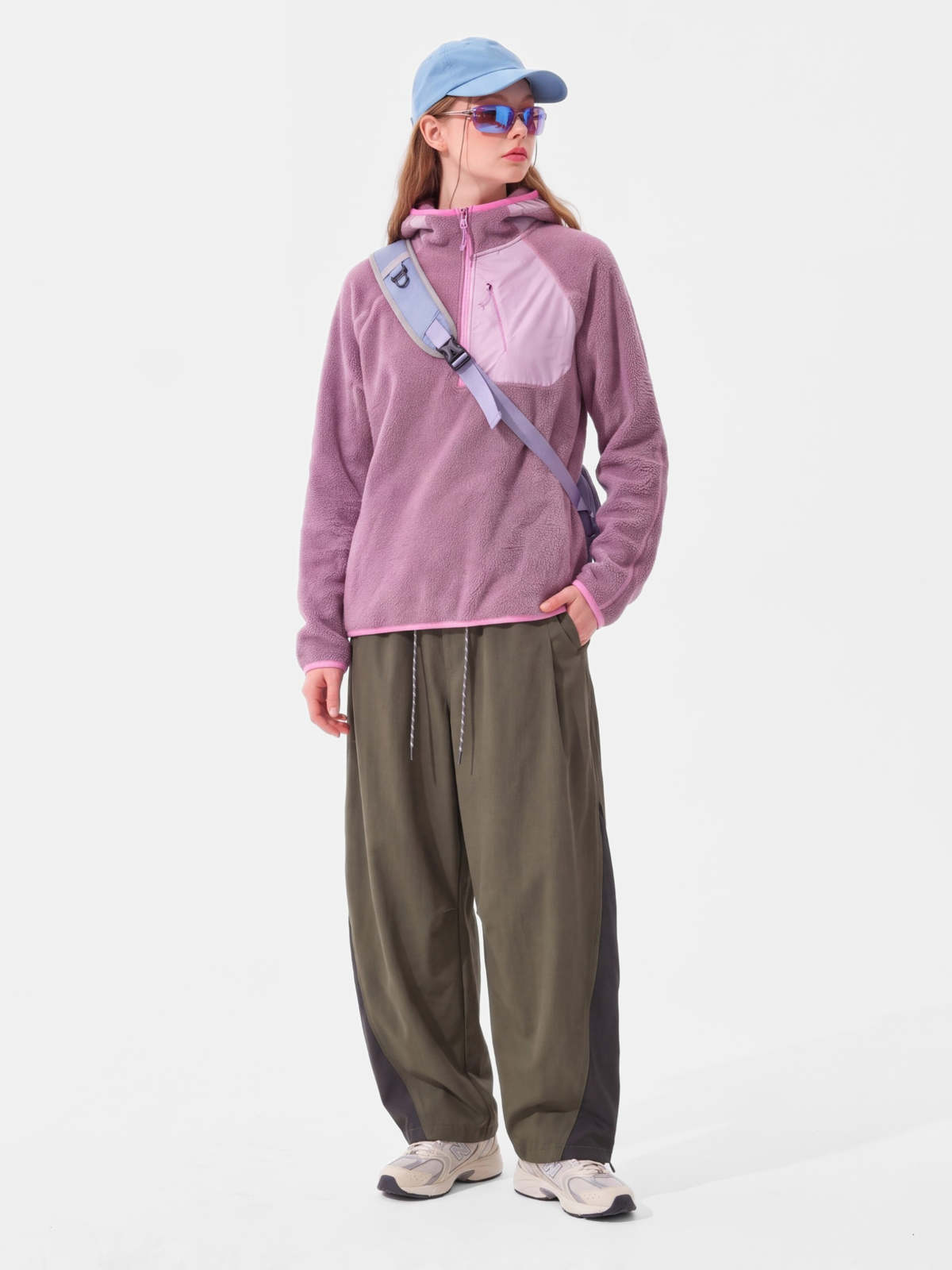 LiteDrift - Unisex Lightweight Textured Fleece Hooded Sweatshirt