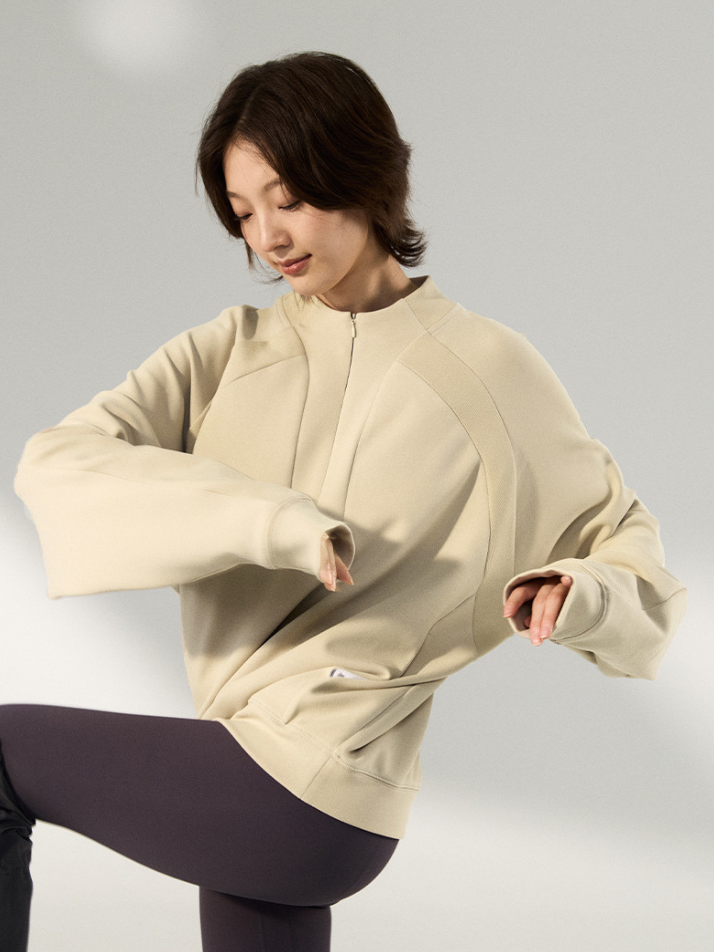 Valon - Unisex LYCRA® Stretch Half-Zip Sweatshirt