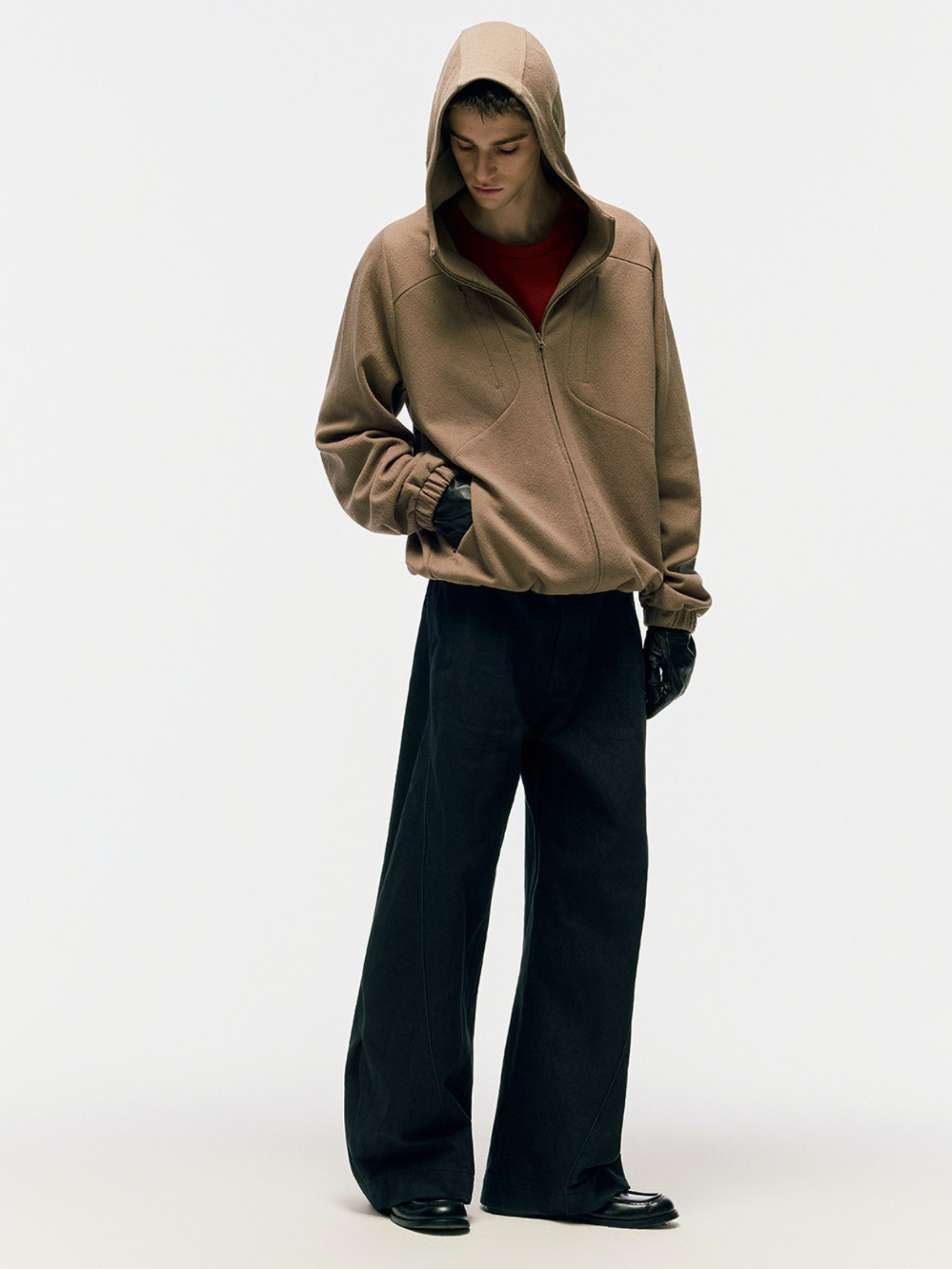 SandDune - Pleated Curved-Leg Utility Pants