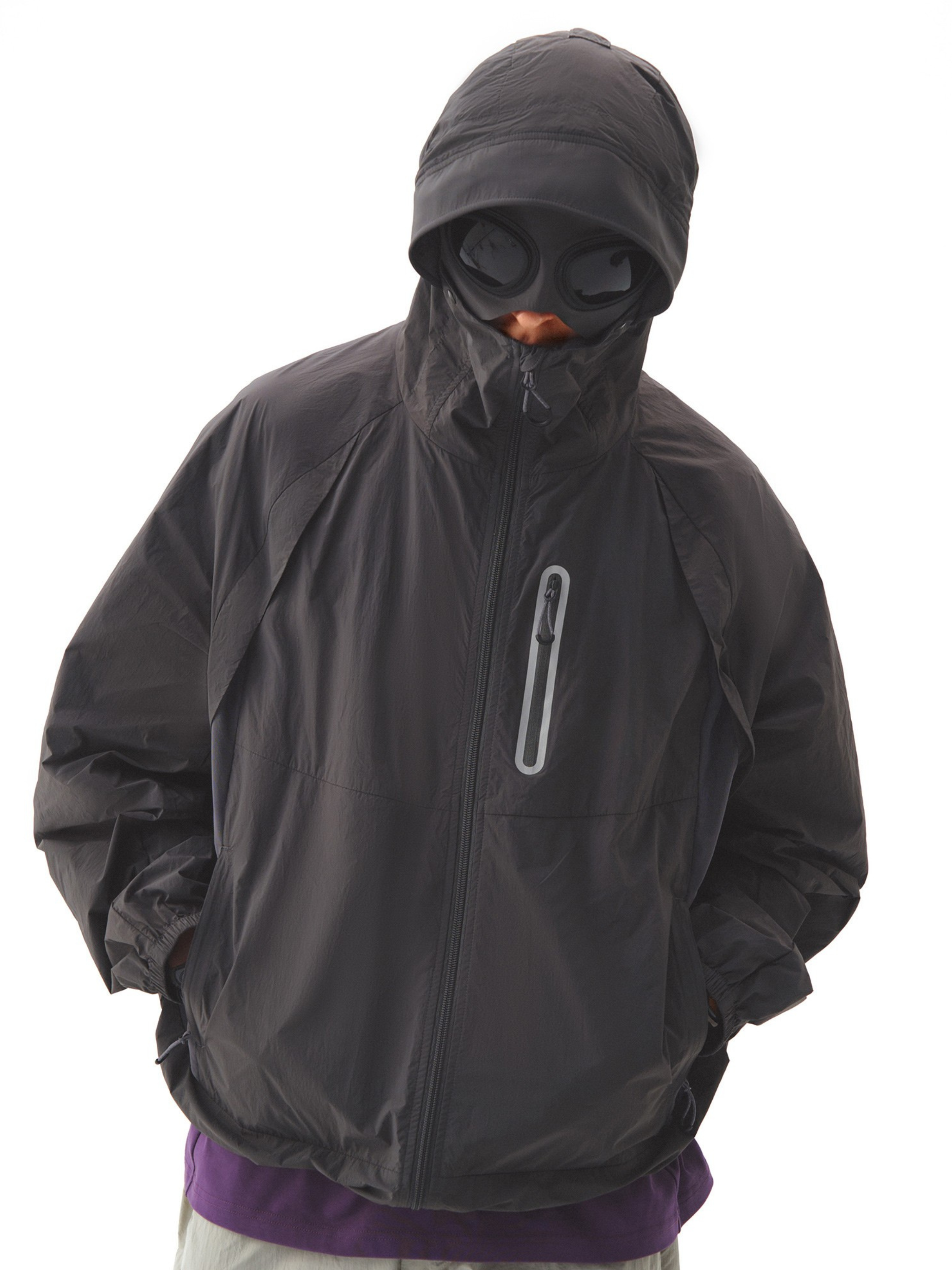 CampCoat - Unisex UPF 100+ Detachable Goggle Face-Shield Sun Jacket