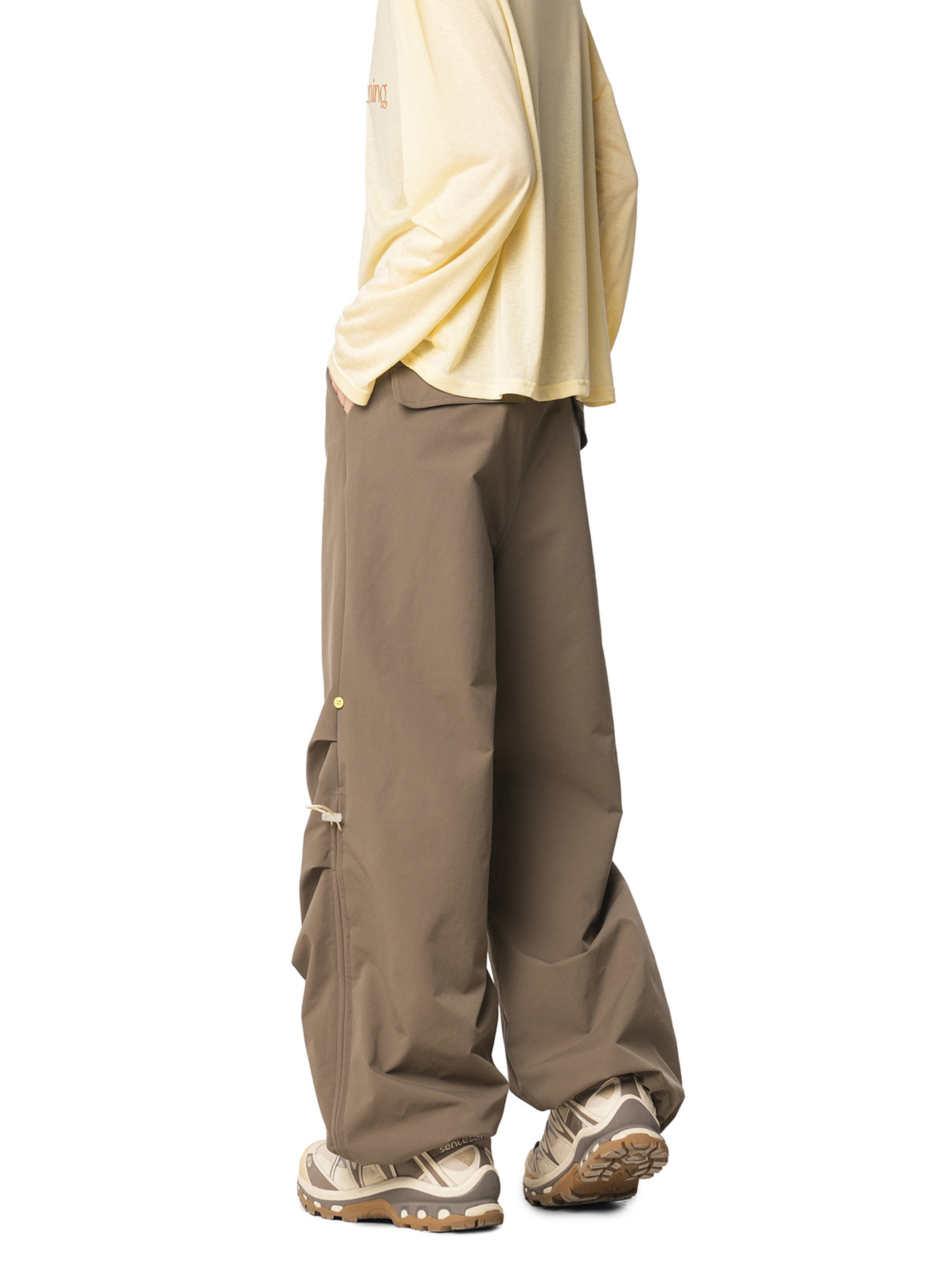Firetrail - Women's Side Drawstring Ruched Cargo Pants