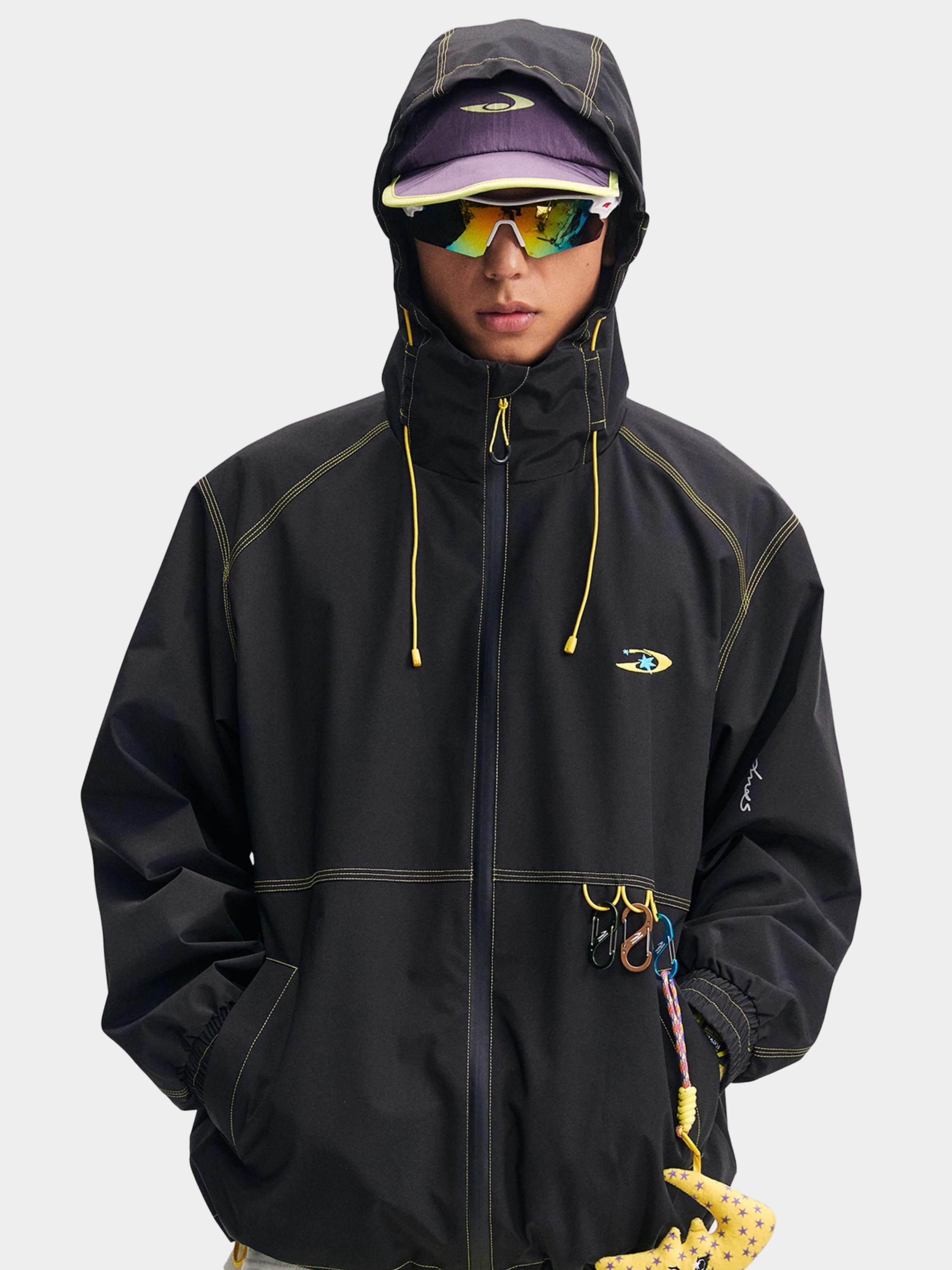 EchoDeck - Teflon® Triple-Defense Colorblock Drawstring Jacket